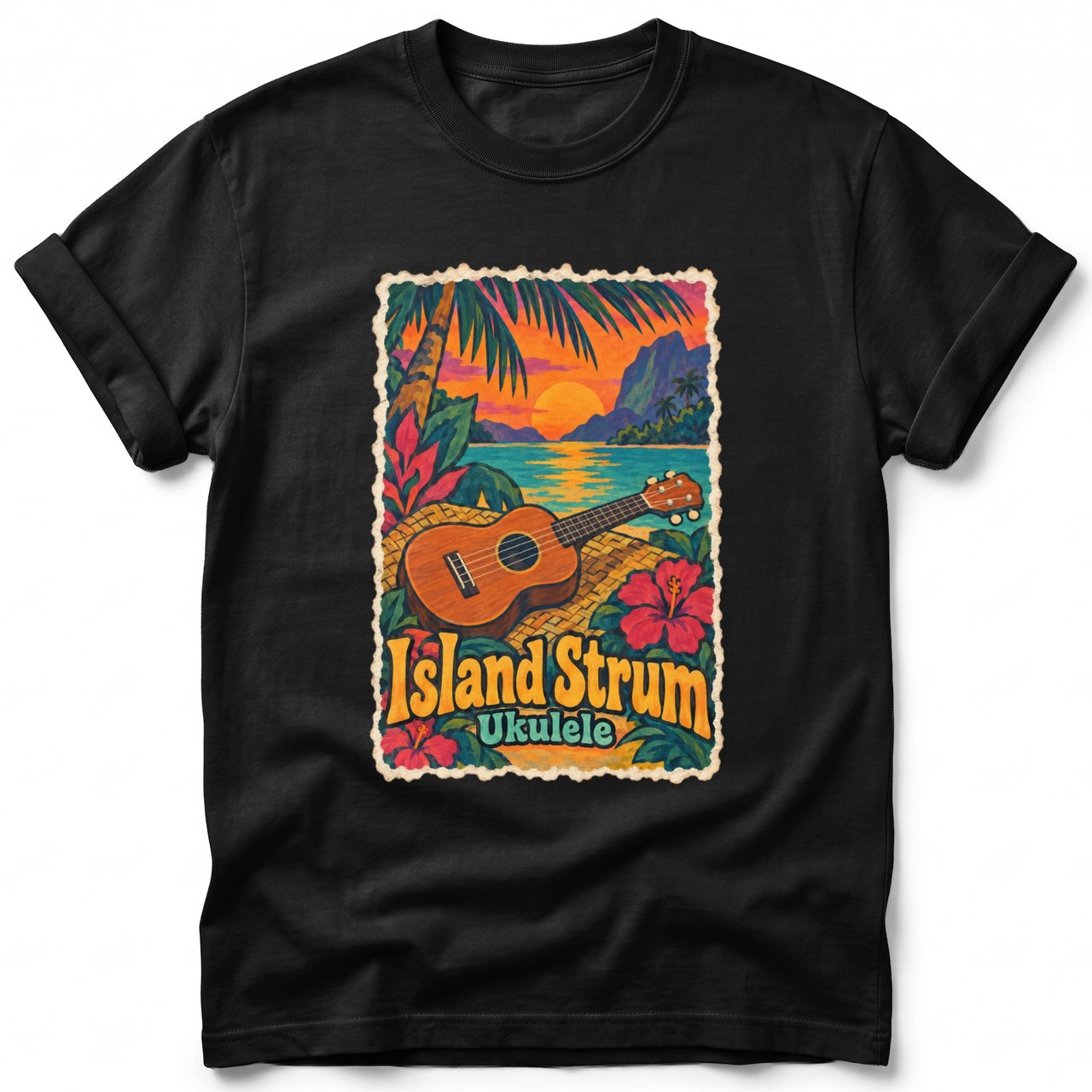 Island Strum ~ Comfort Colors Premium Tee