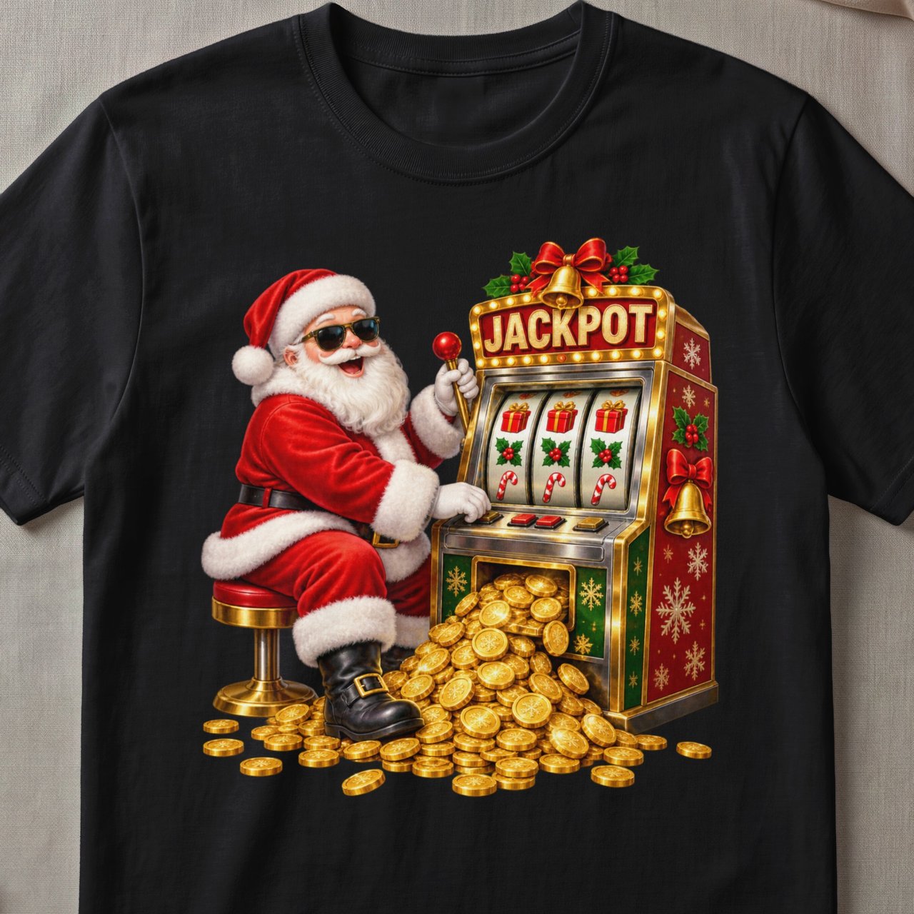 Santa's Holiday Jackpot T-Shirt