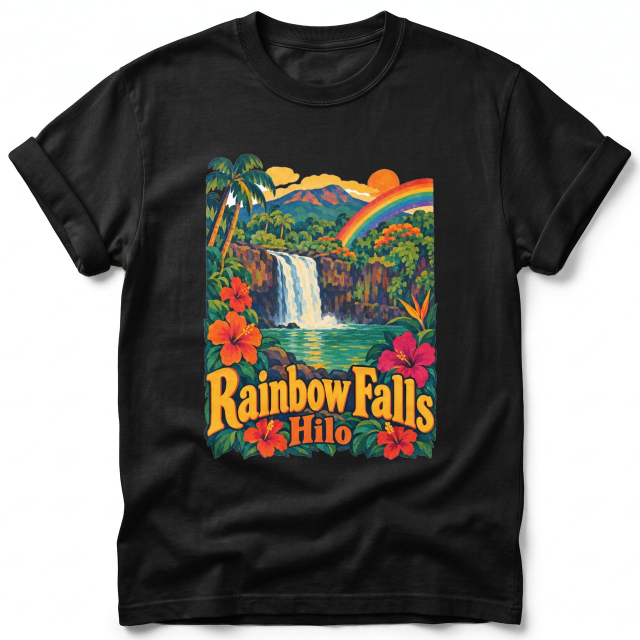 Rainbow Falls ~ Comfort Colors Premium Tee