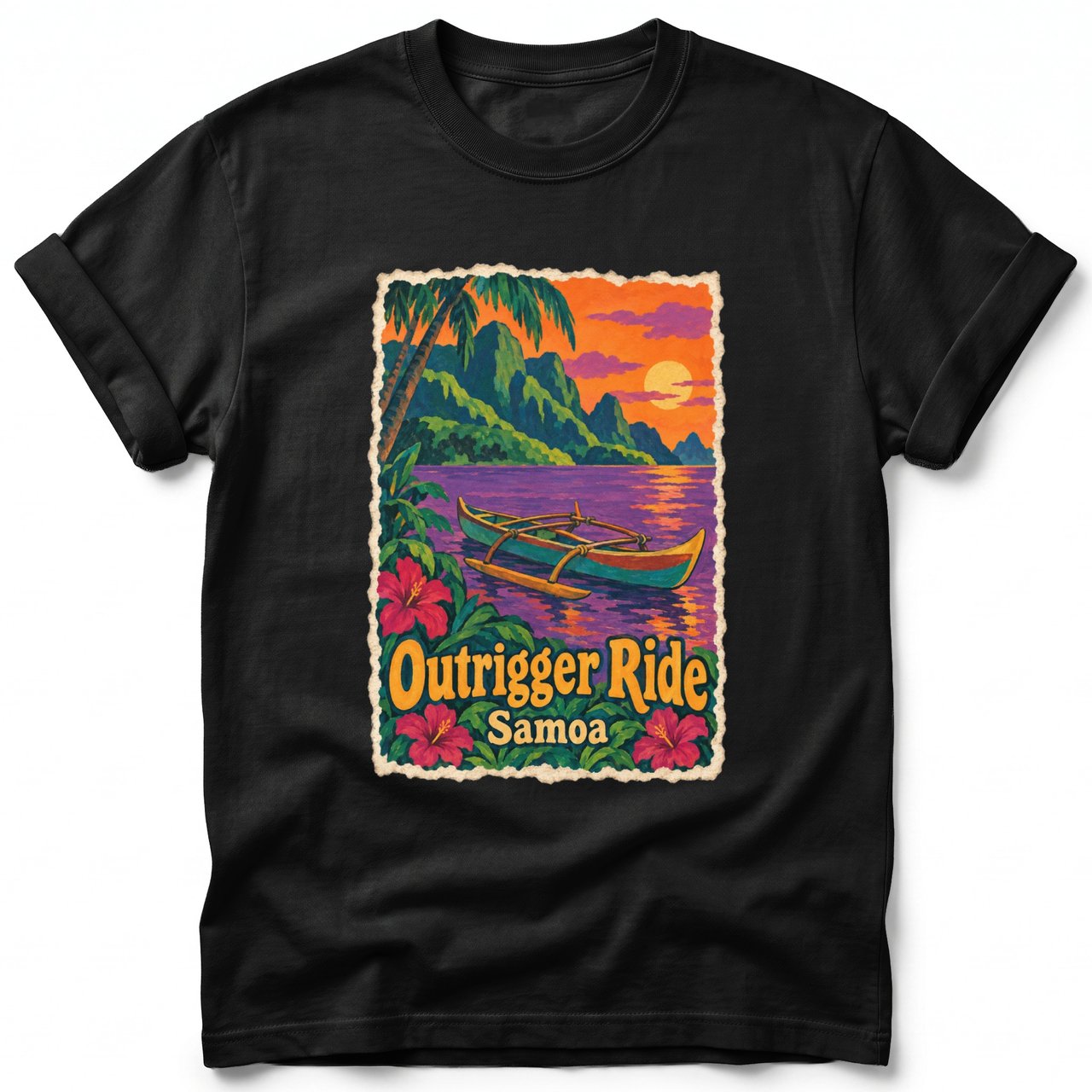 Outrigger Ride ~ Comfort Colors Premium Tee