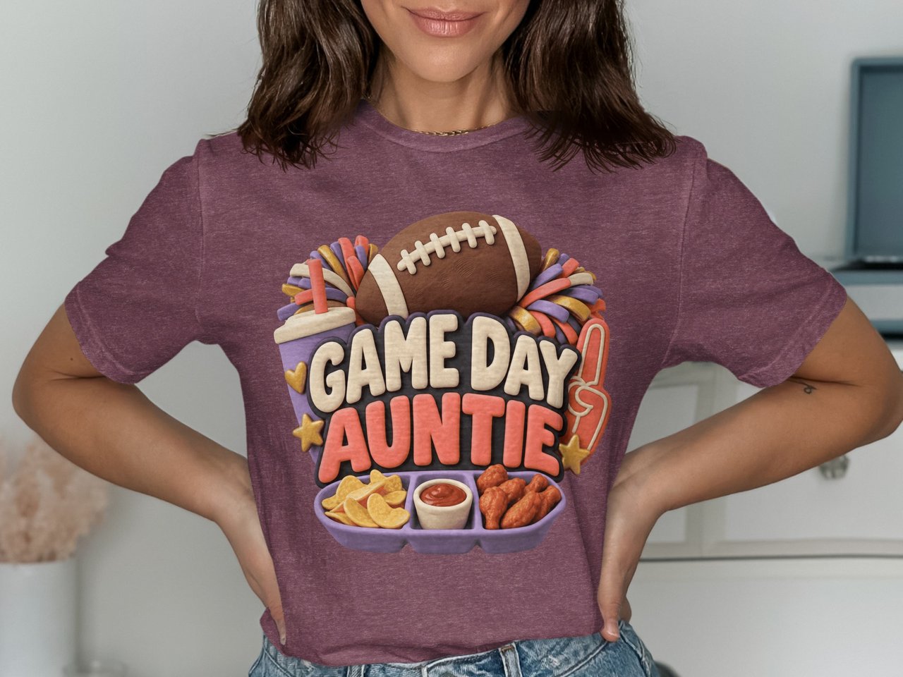 Game Day Auntie Tee