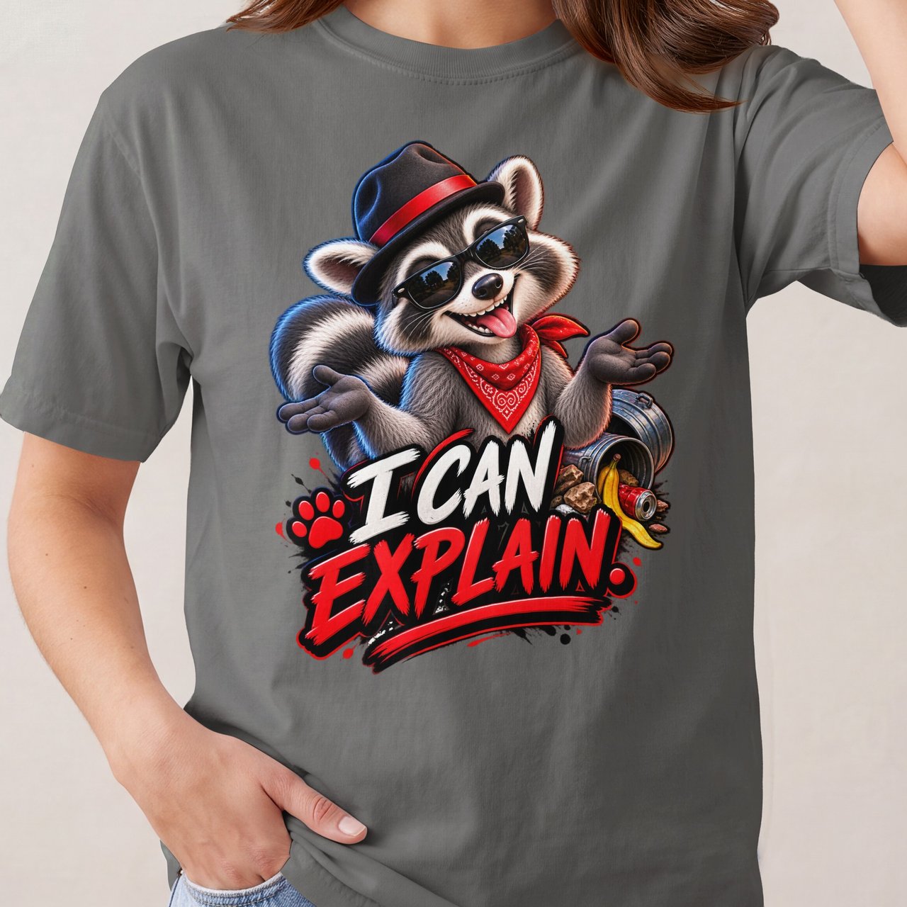 I Can Explain Raccoon Tee