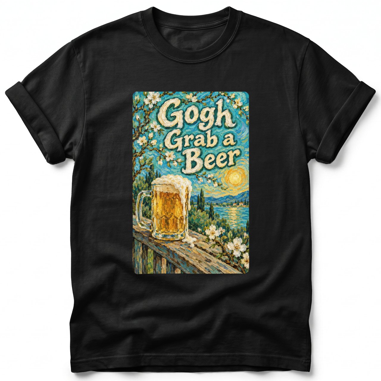 Gogh Grab a Beer ~ Comfort Colors Premium Tee