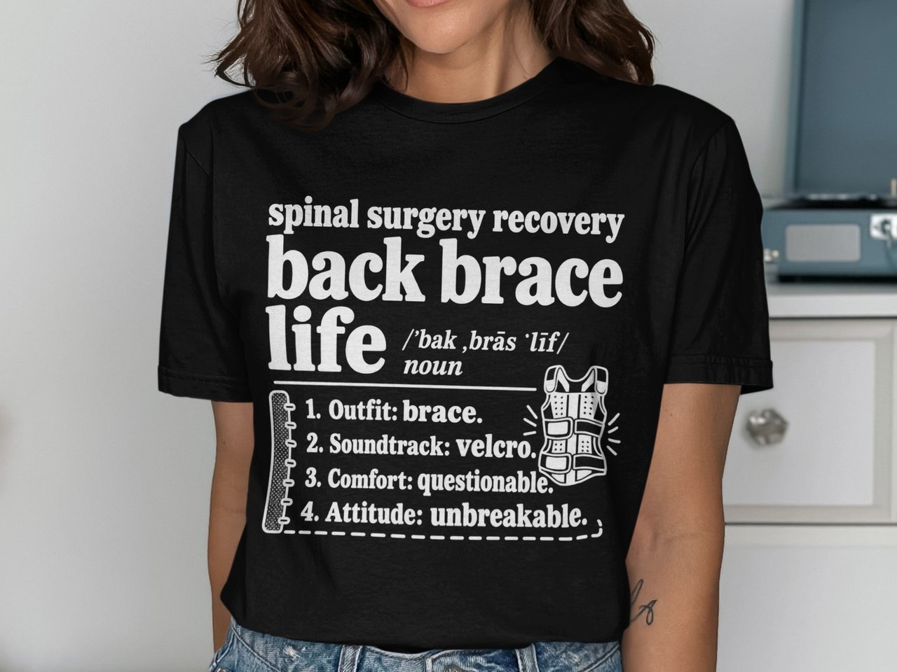 Back Brace Life Tee