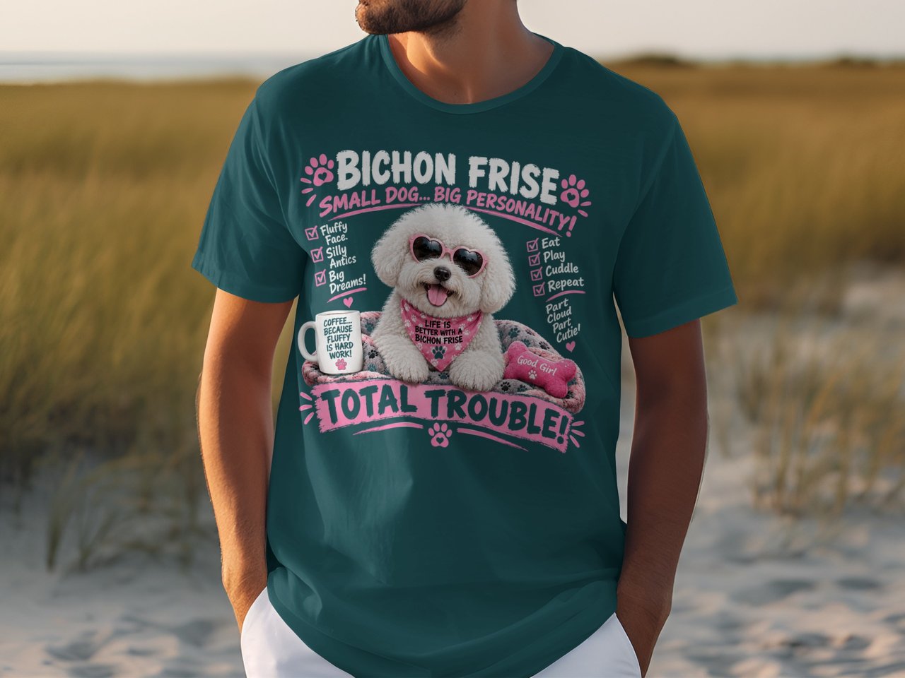 Bichon Frise Big Personality Tee