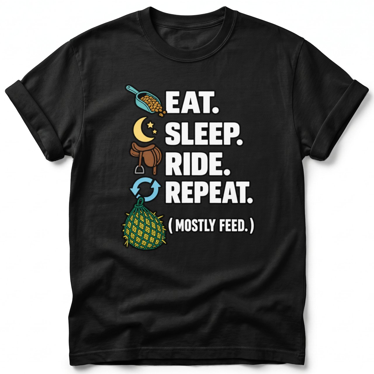 Eat Sleep Ride Repeat Tee