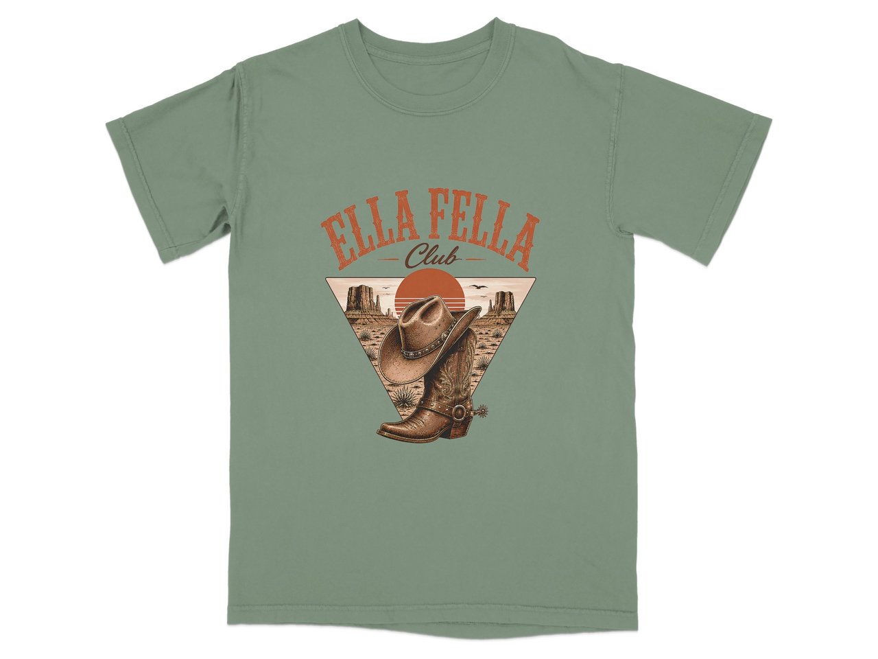 Ella Fella Club Vintage Western T-Shirt