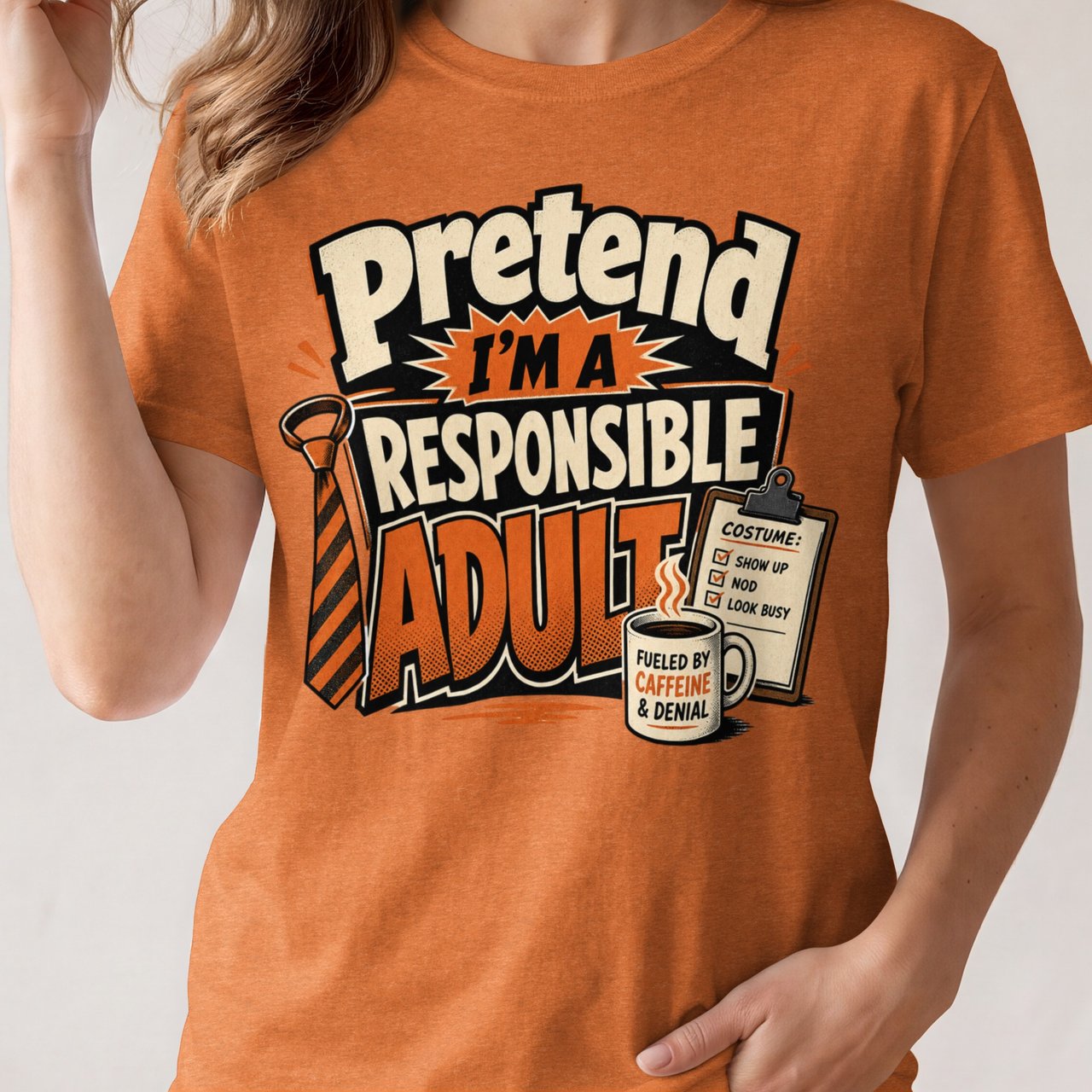 Pretend I'm A Responsible Adult Tee