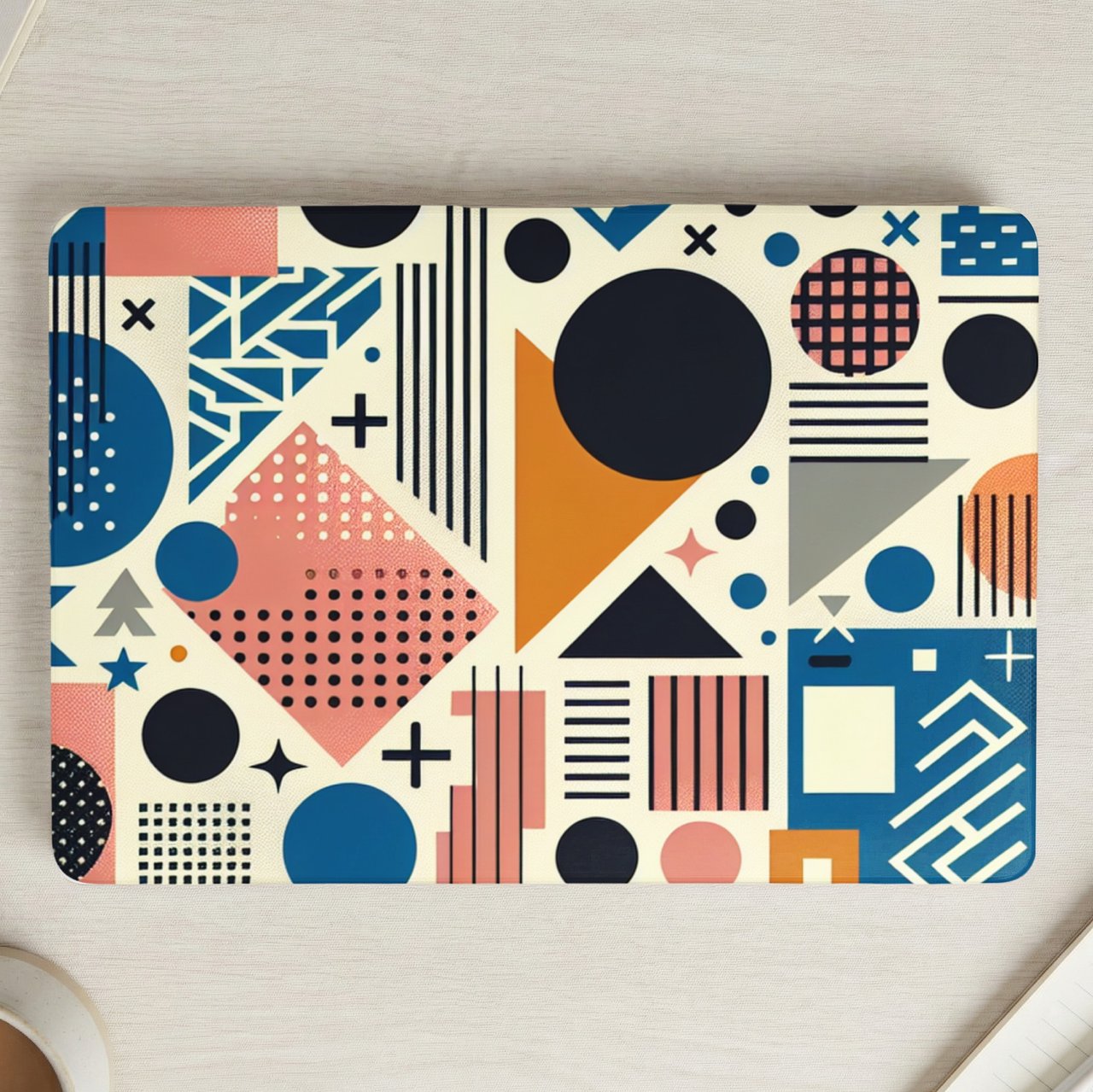 Retro Geometric MacBook Case