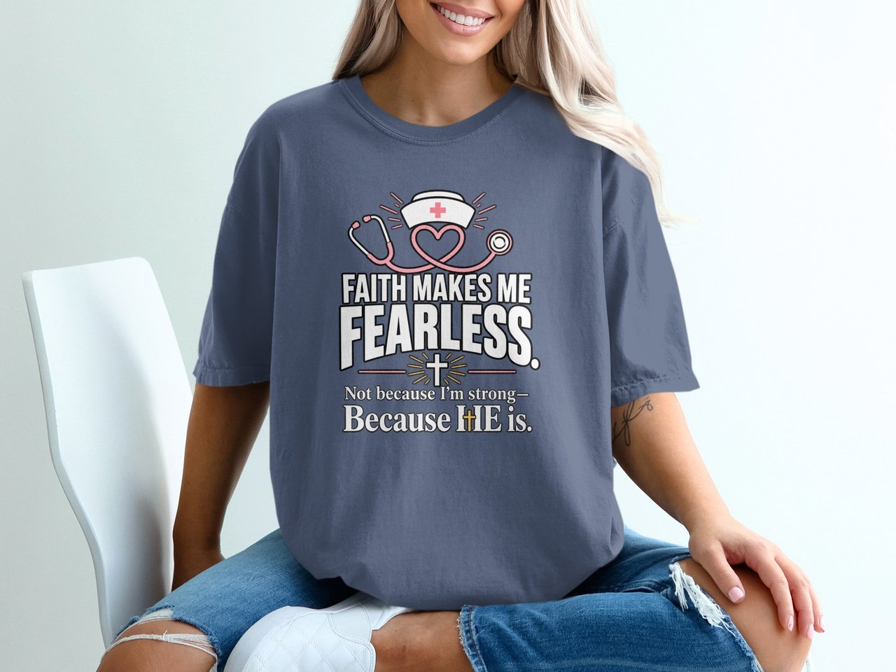 Faith Makes Me Fearless Tee