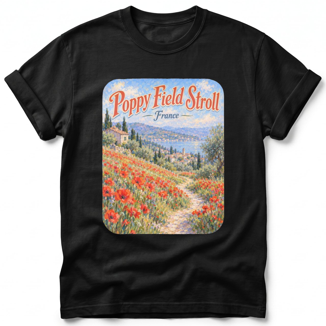 Poppy Field Stroll ~ Comfort Colors Premium Tee