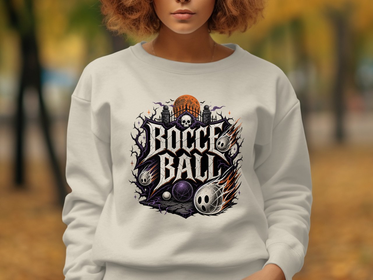 Halloween Bocce Ball Sweatshirt