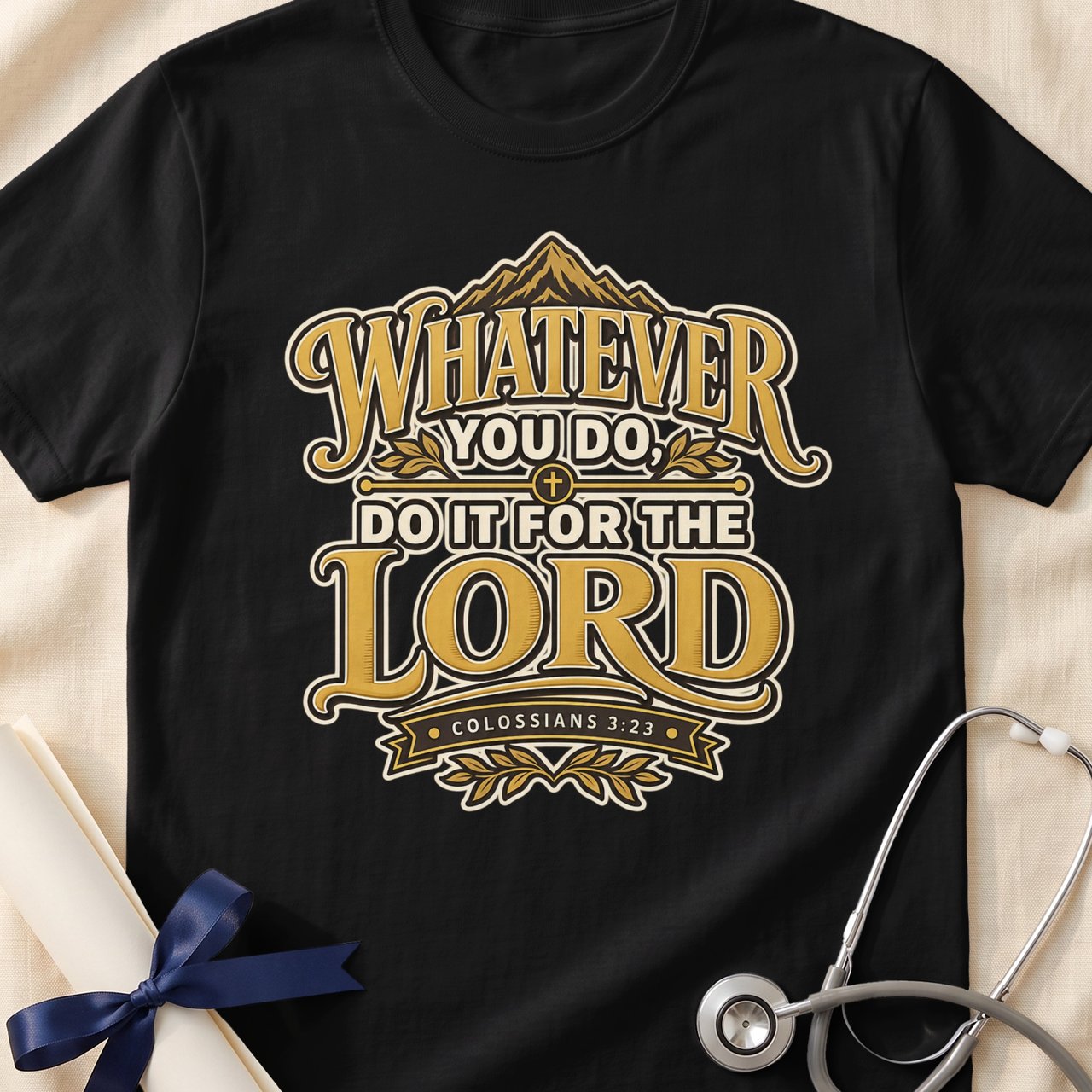 Whatever You Do Colossians 3:23 Christian Shirt