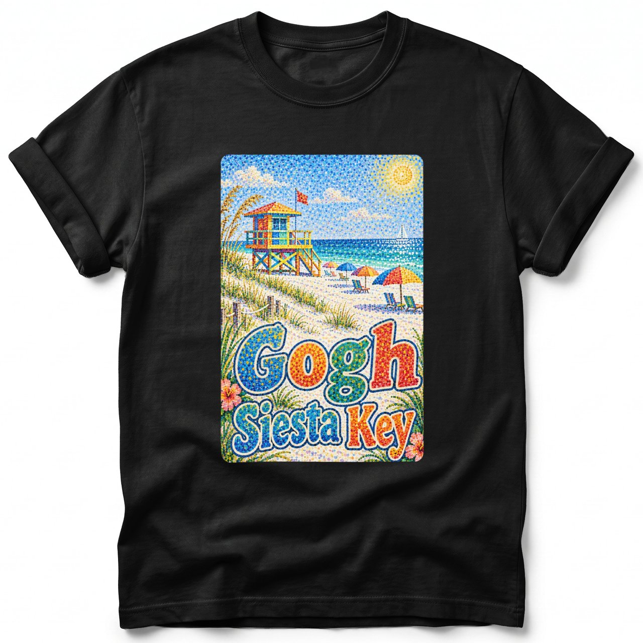 Gogh Siesta Key ~ Comfort Colors Premium Tee