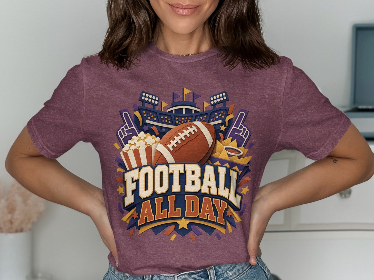 Football All Day Tee