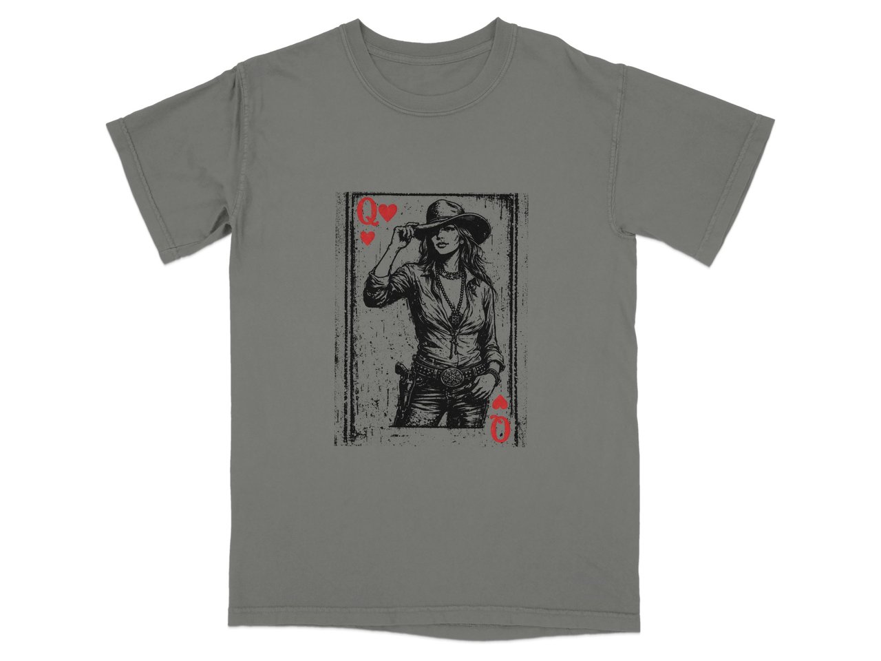 Cowgirl Queen of Hearts Tee