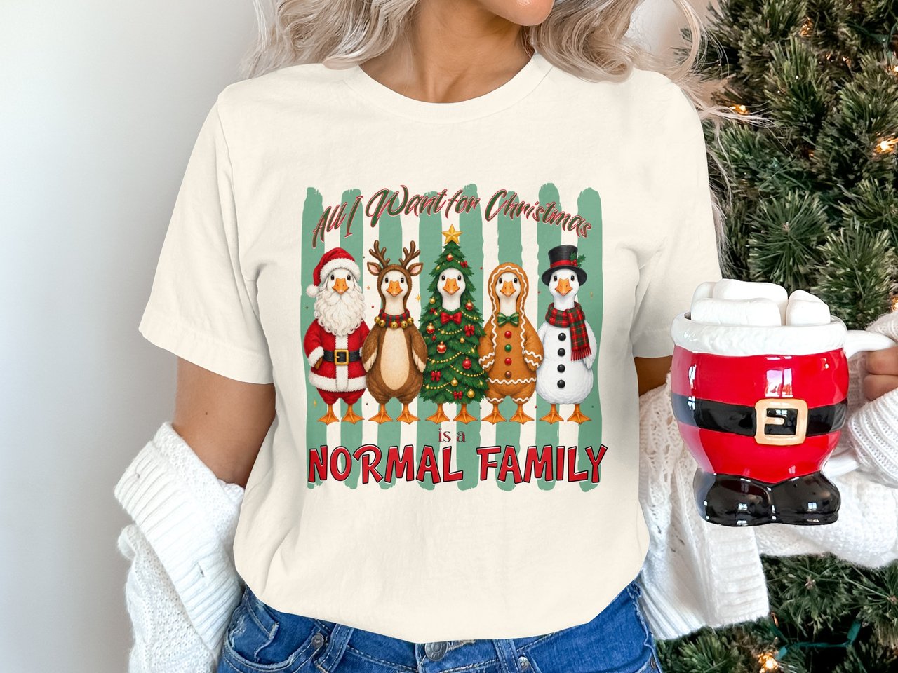 Normal Family Christmas Tee