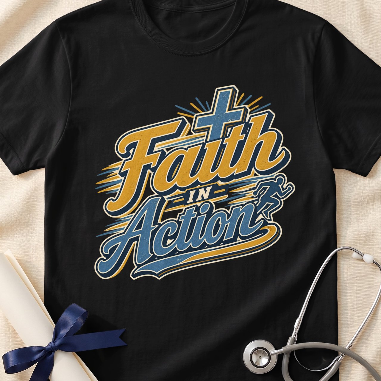 Faith in Action Christian Shirt