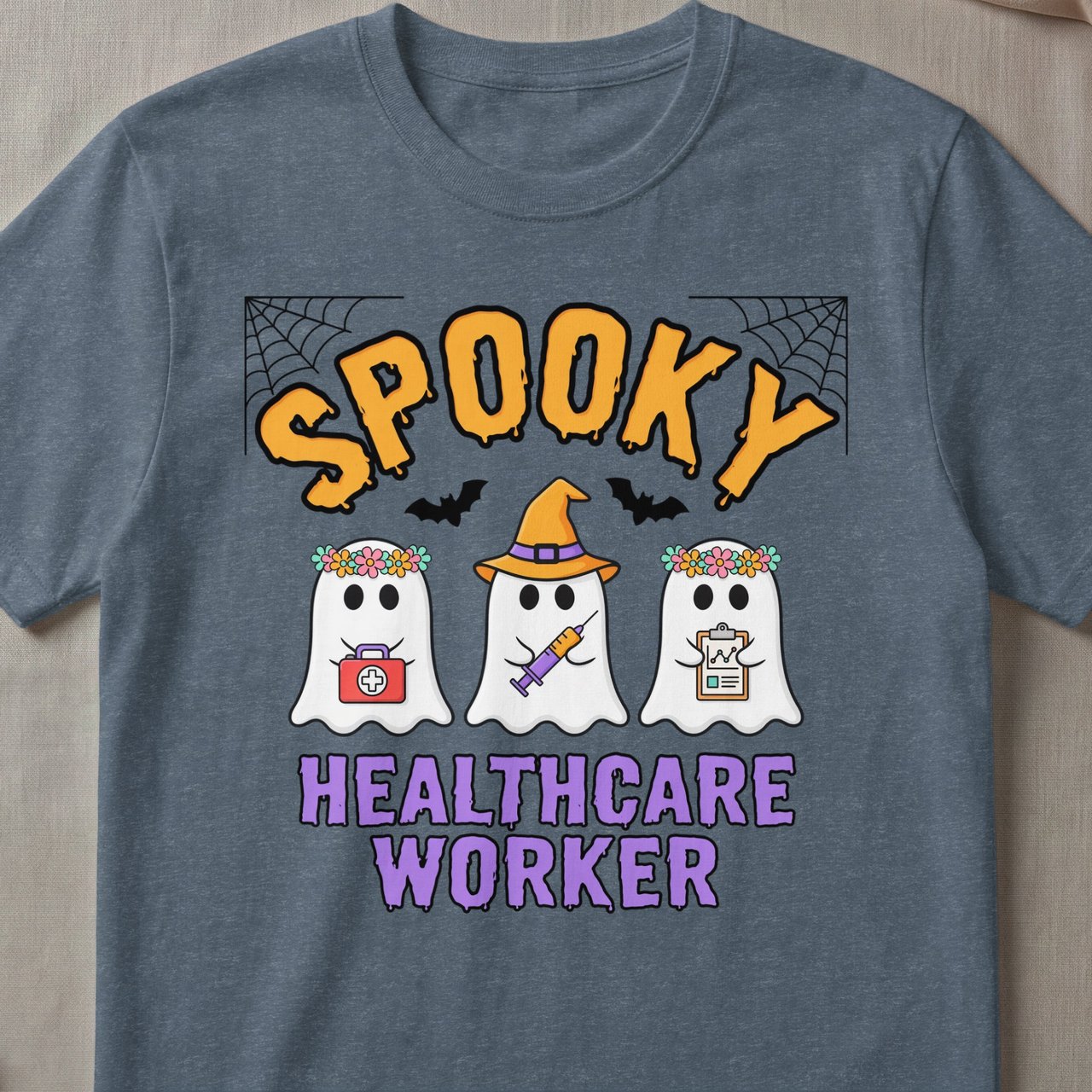 Spooky Healthcare Worker Tee