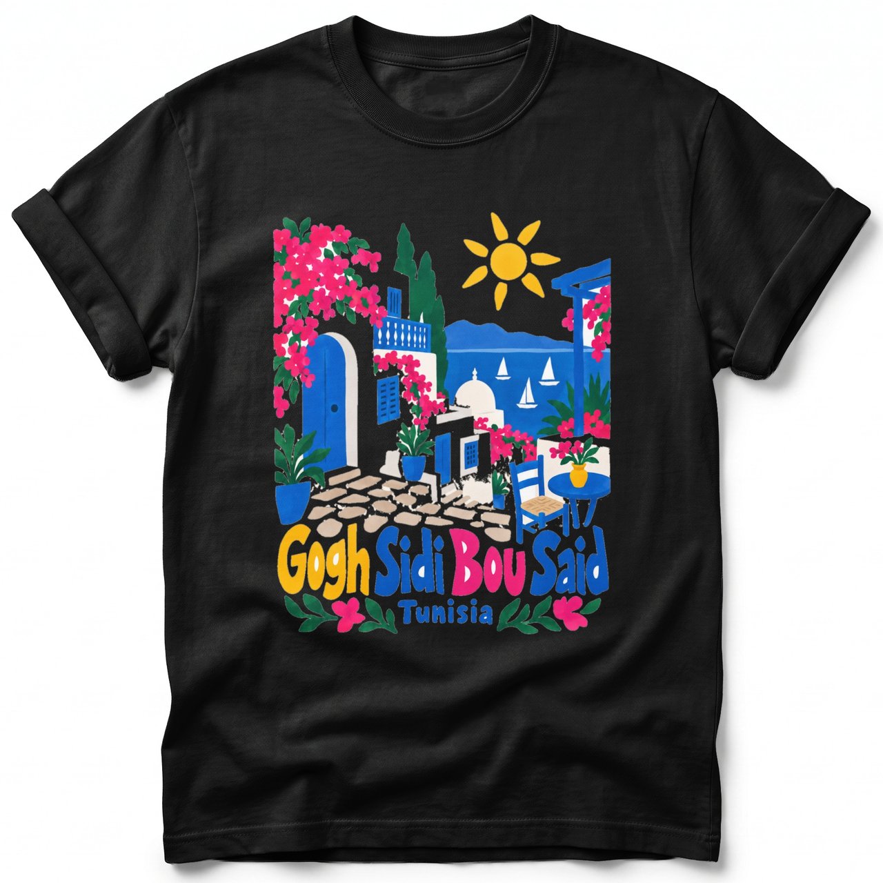 Gogh Sidi Bou Said ~ Comfort Colors Premium Tee