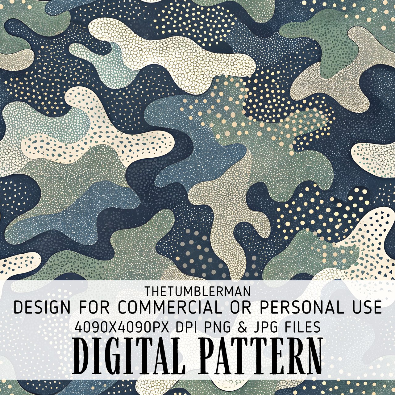 Abstract Camo Digital Pattern, Digital Paper Bundle, Seamless Camouflage, Texture Background, Printable Fabric, Vector Art, Digital Download