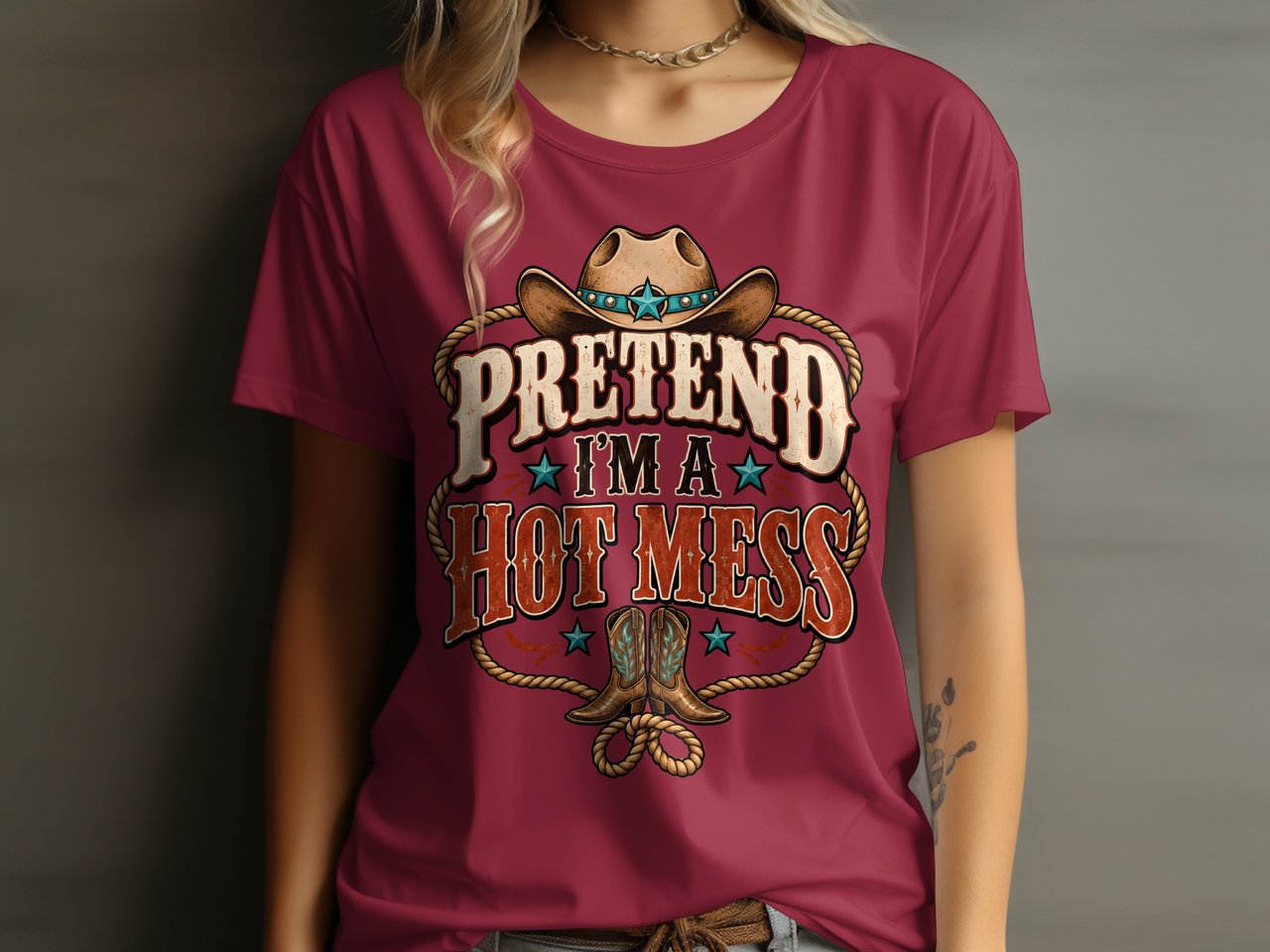 Pretend I'm a Hot Mess Tee