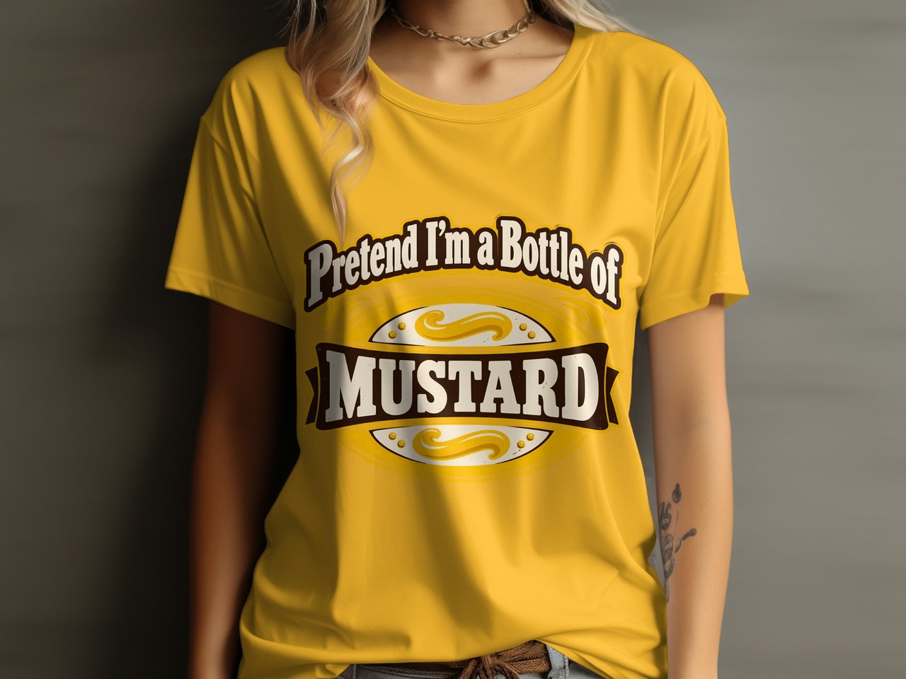 Pretend I'm A Bottle Of Mustard Tee