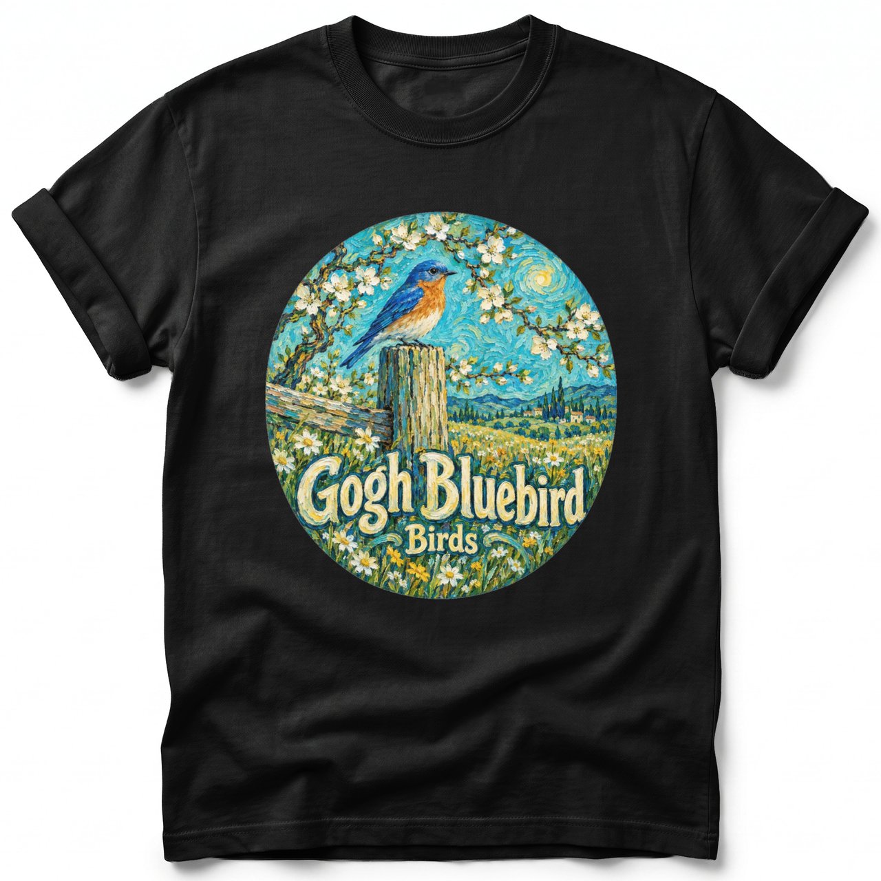 Gogh Bluebird ~ Comfort Colors Premium Tee