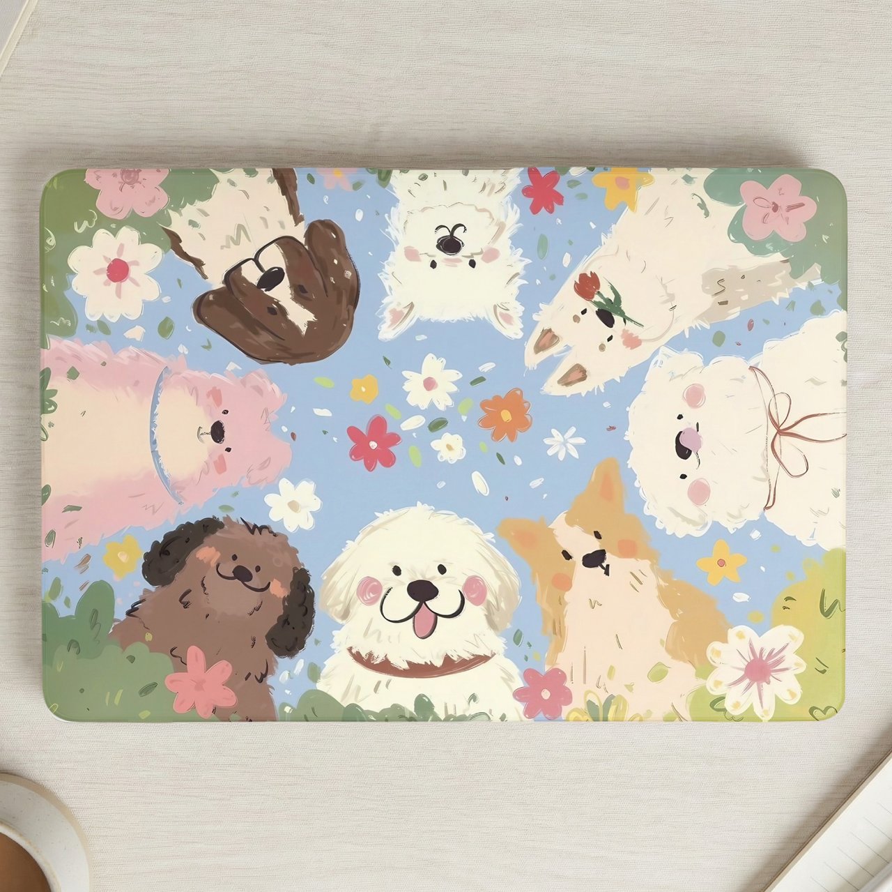 Puppy Garden Laptop MacBook Case