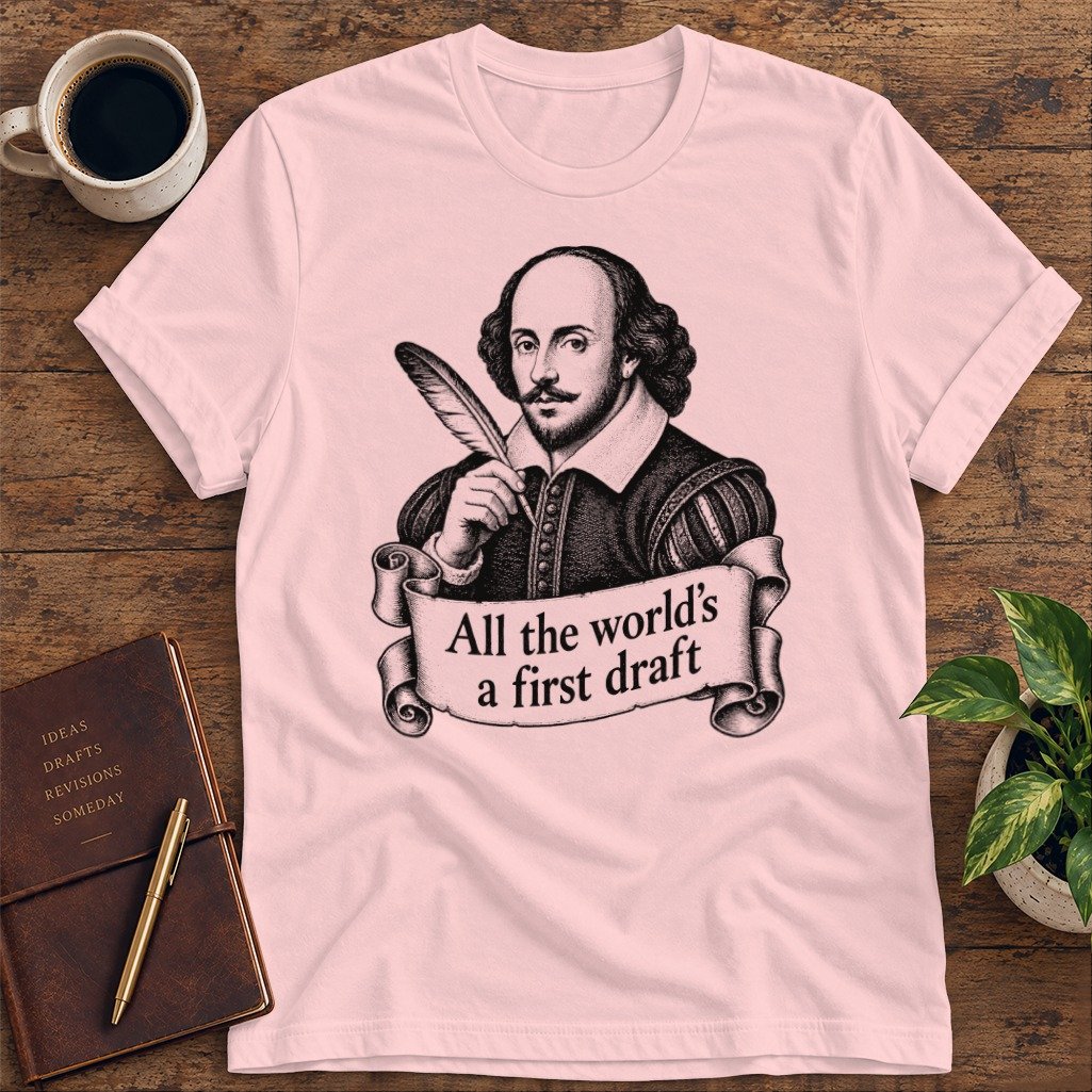 World's a First Draft Softstyle Tee