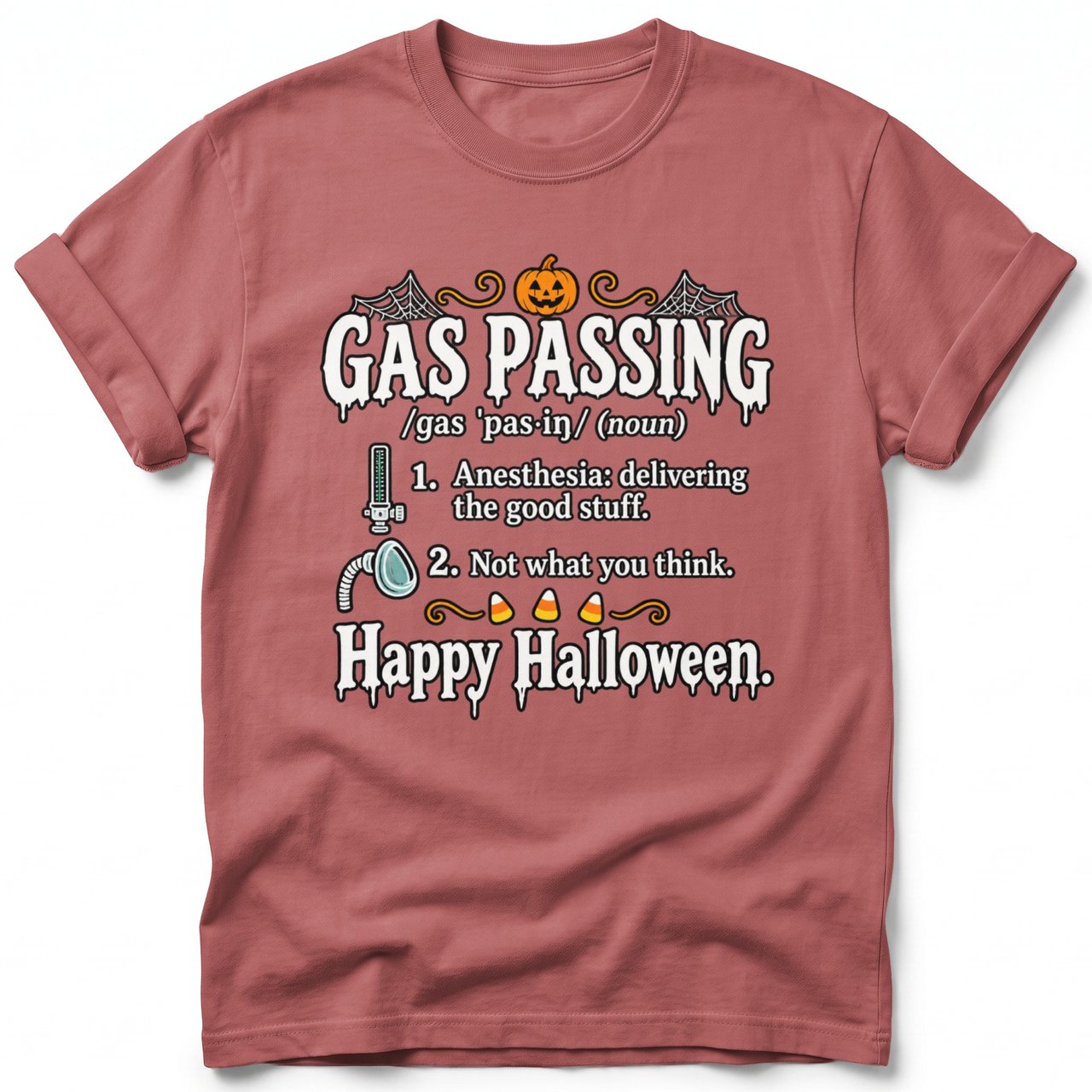 Gas Passing Anesthesia Halloween Tee
