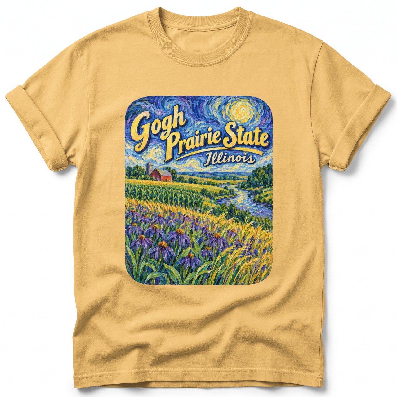 Gogh Prairie State ~ Comfort Colors Premium Tee