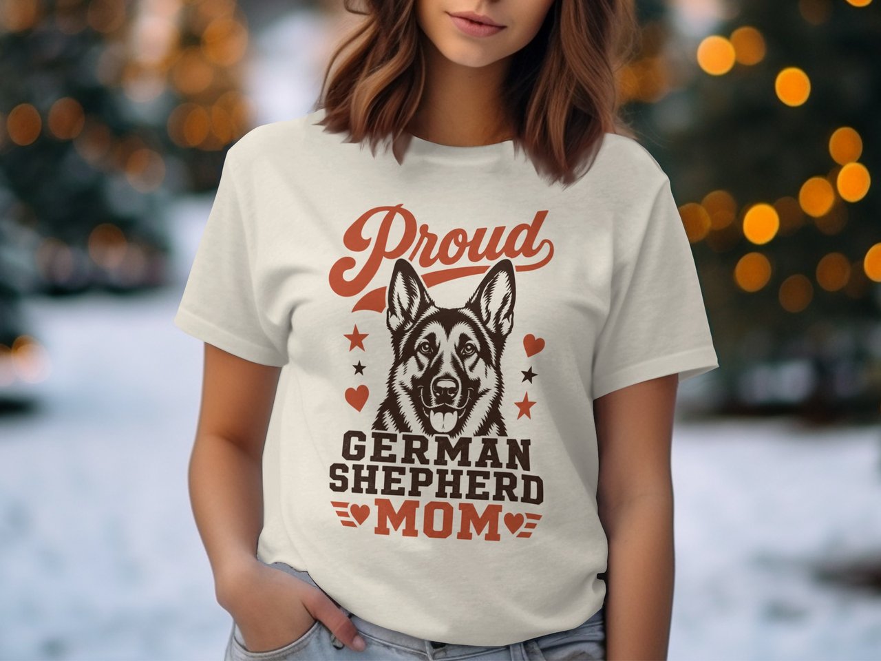 Proud German Shepherd Mom Tee