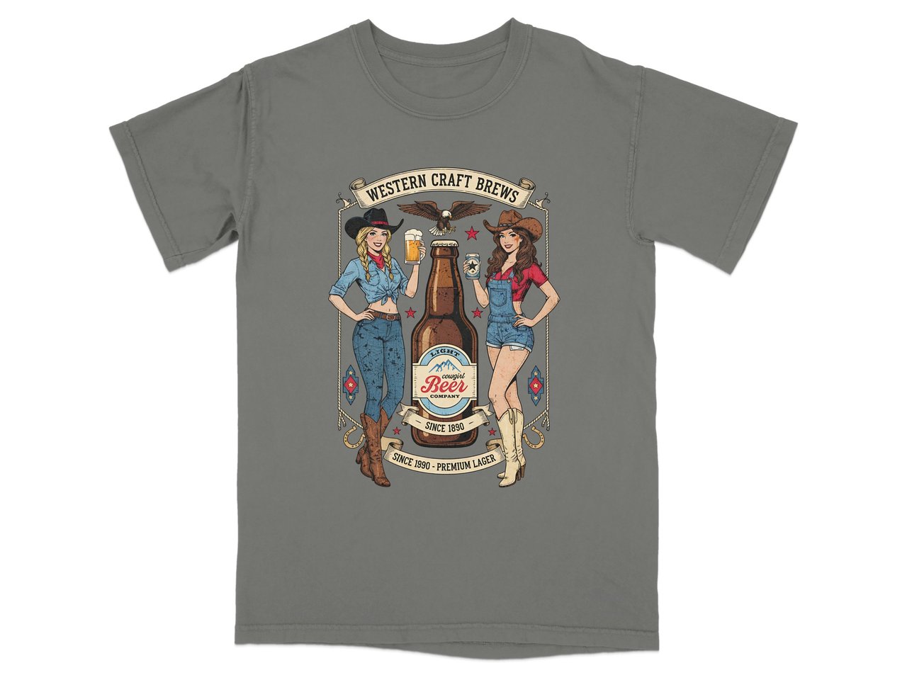 Western Craft Brews Cowgirl Tee