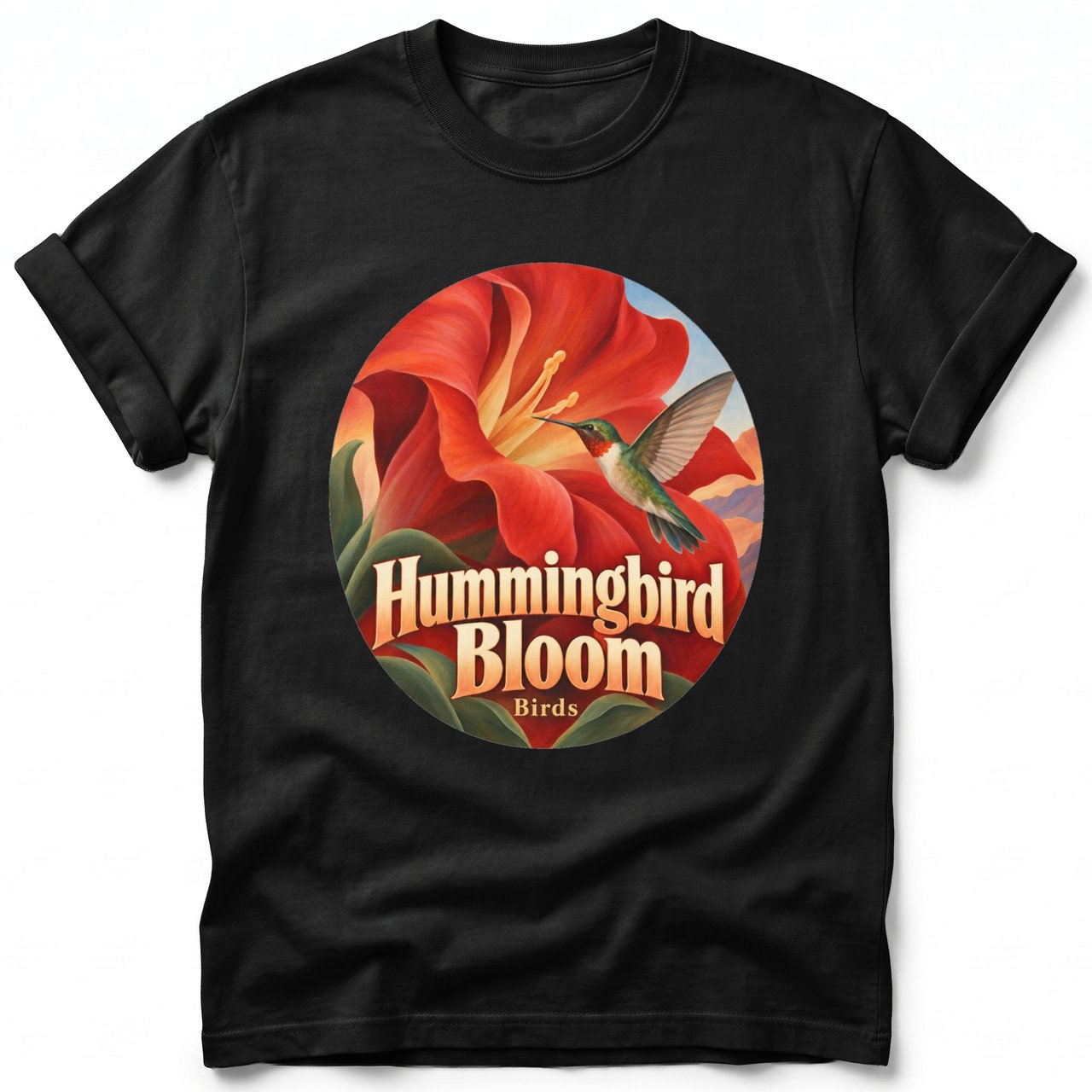 Hummingbird Bloom ~ Comfort Colors Premium Tee