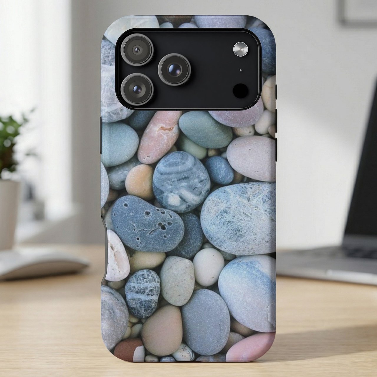 Smooth Beach Pebbles MagSafe® Phone Case