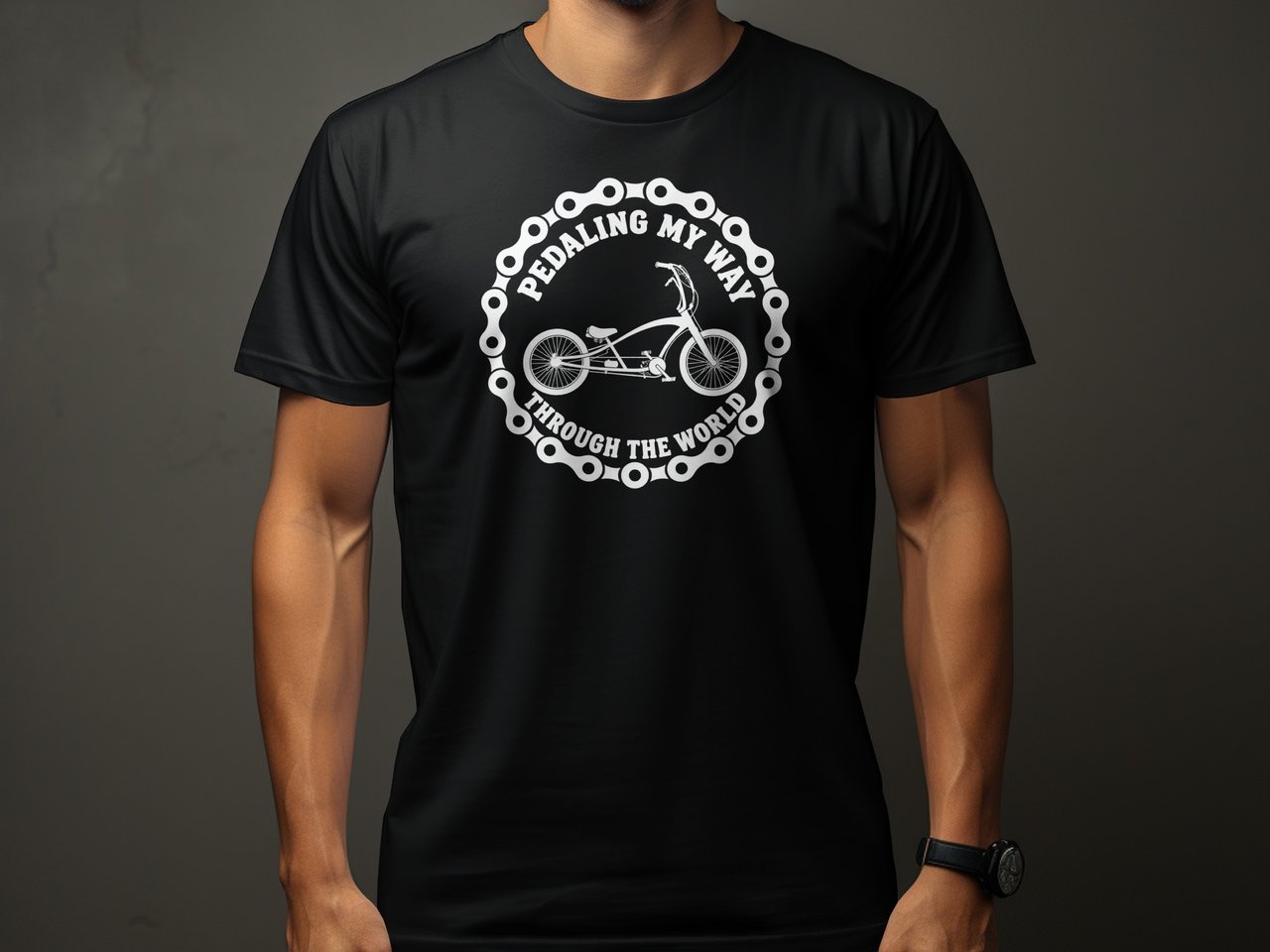 Pedaling My Way Through The World | Bike Shirt