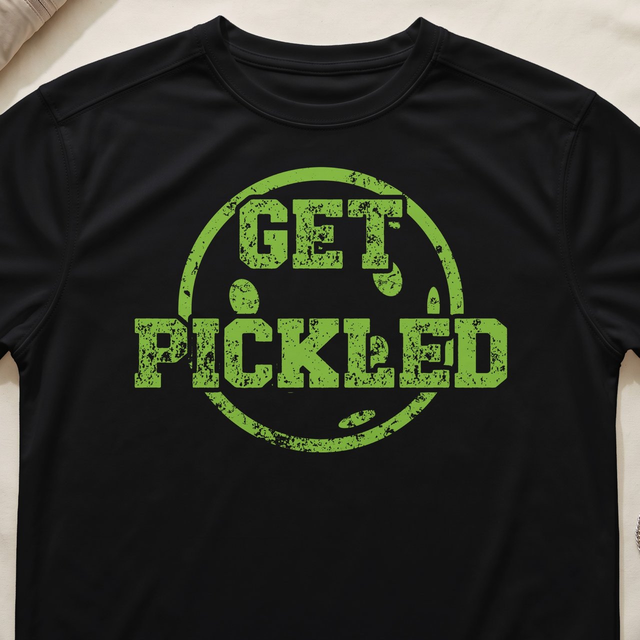 Pickleball Sport-Tek Performance Tee, Get Pickled Distressed Graphic, Athletic Open-Play Court Apparel