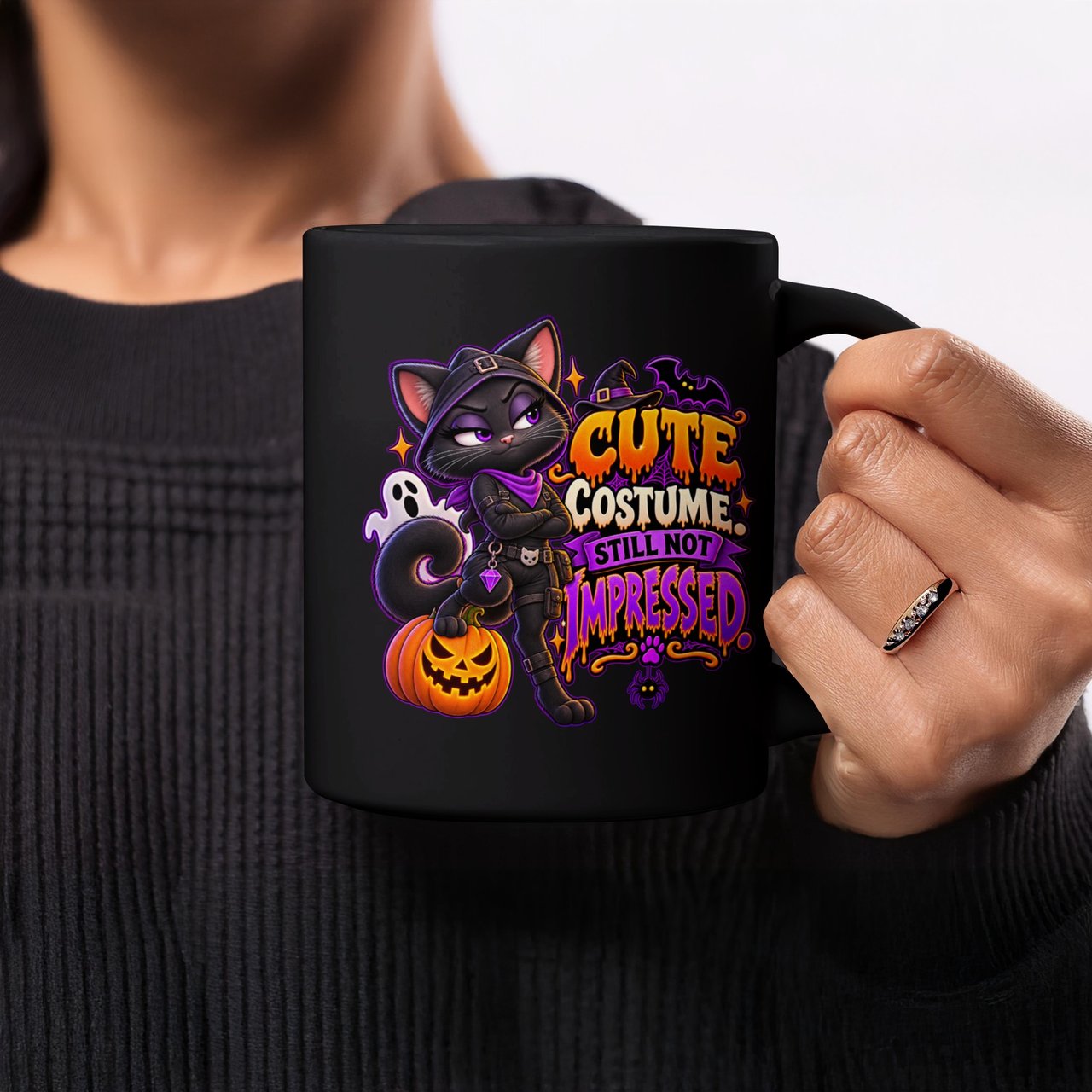 Cute Costume Still Not Impressed Mug
