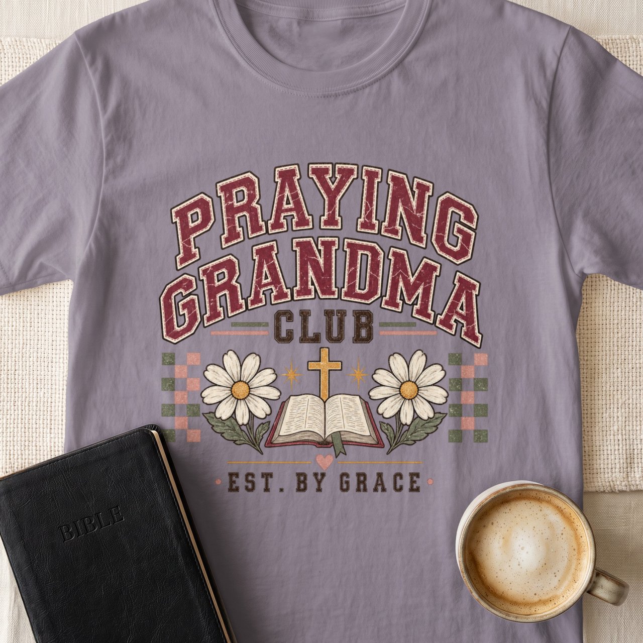 Praying Grandma Club Tee