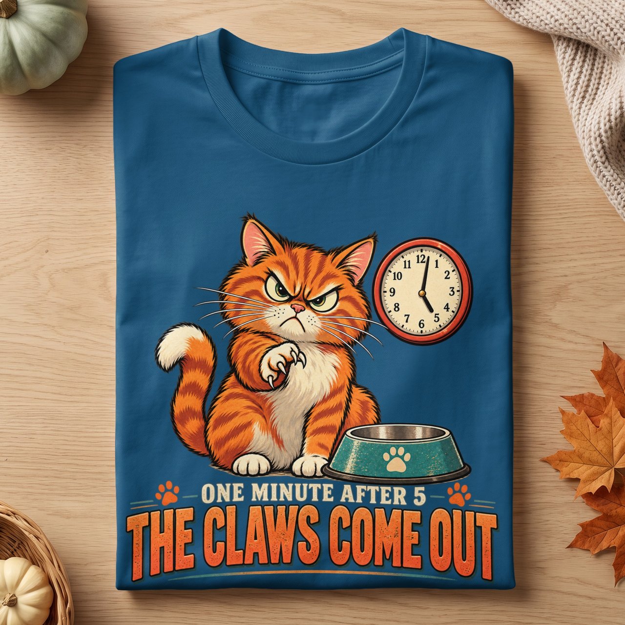 The Claws Come Out Cat Tee