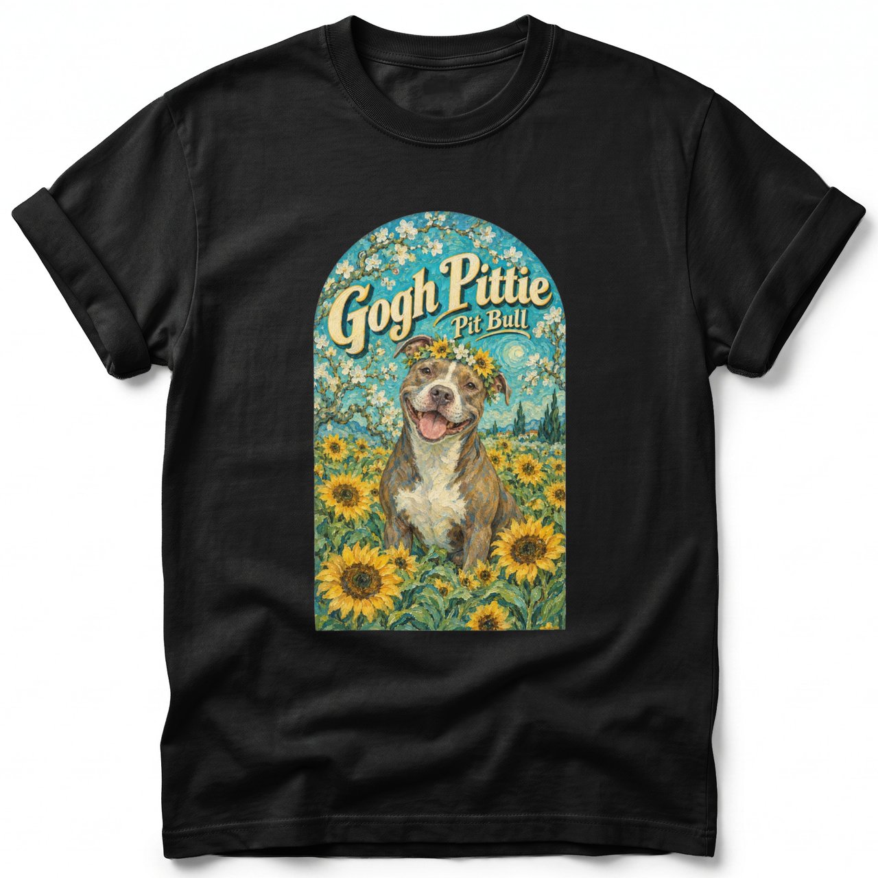Gogh Pittie ~ Comfort Colors Premium Tee