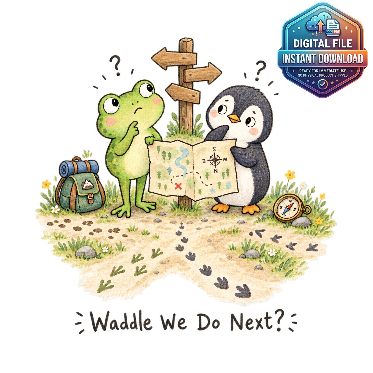 Waddle We Do Next Clipart
