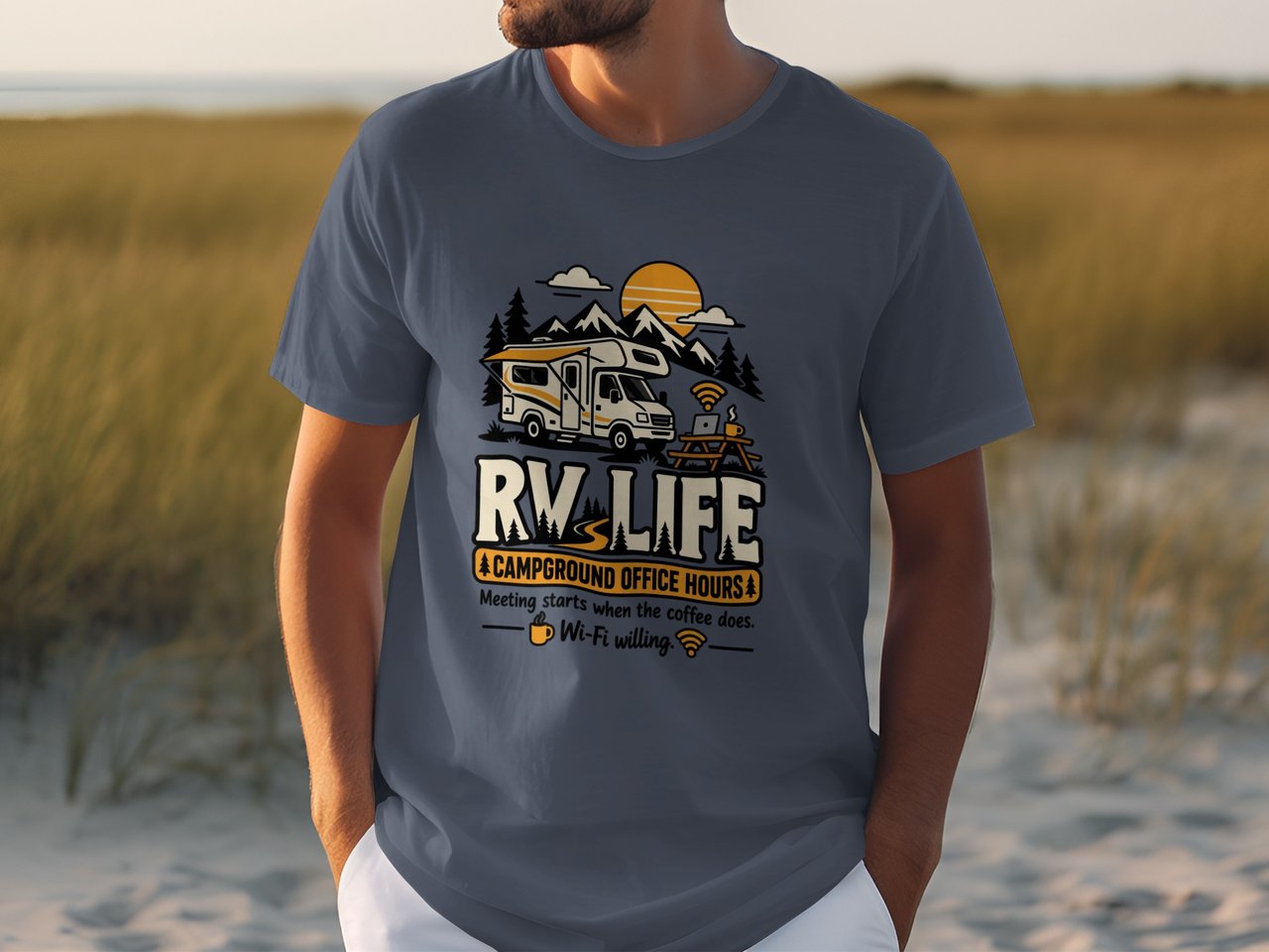 RV Life Campground Office Hours Tee