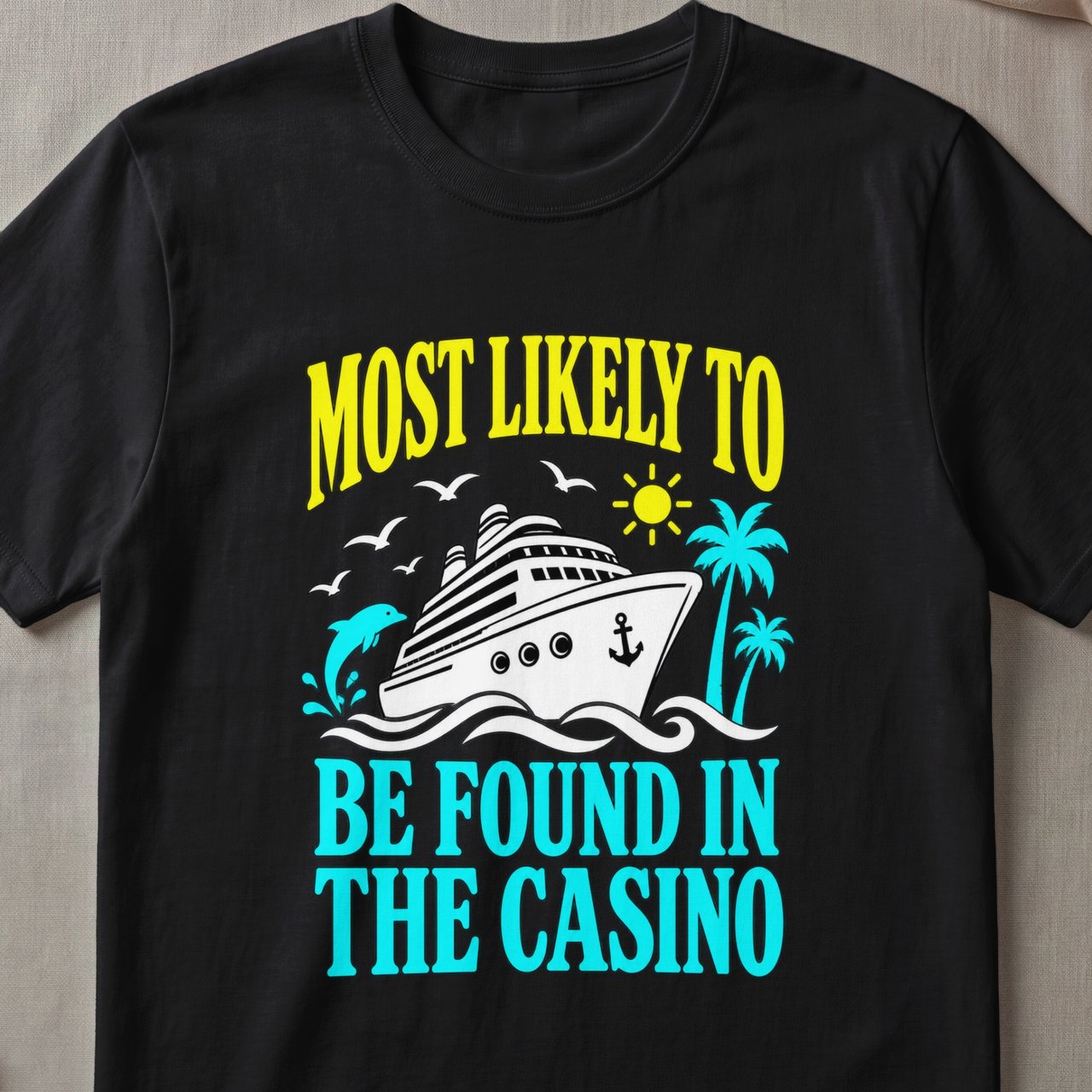 Found in the Casino Cruise T-Shirt