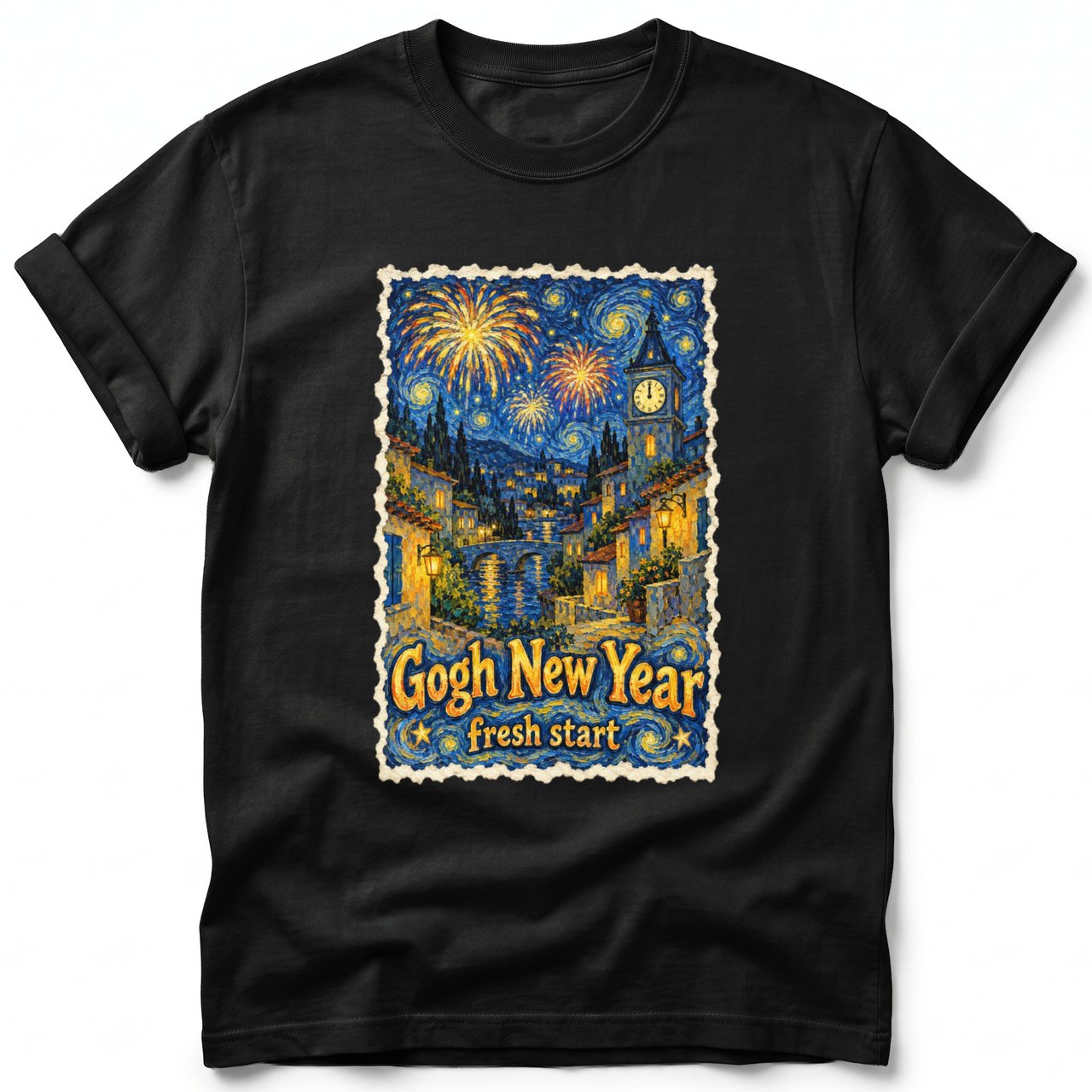 Gogh New Year ~ Comfort Colors Premium Tee