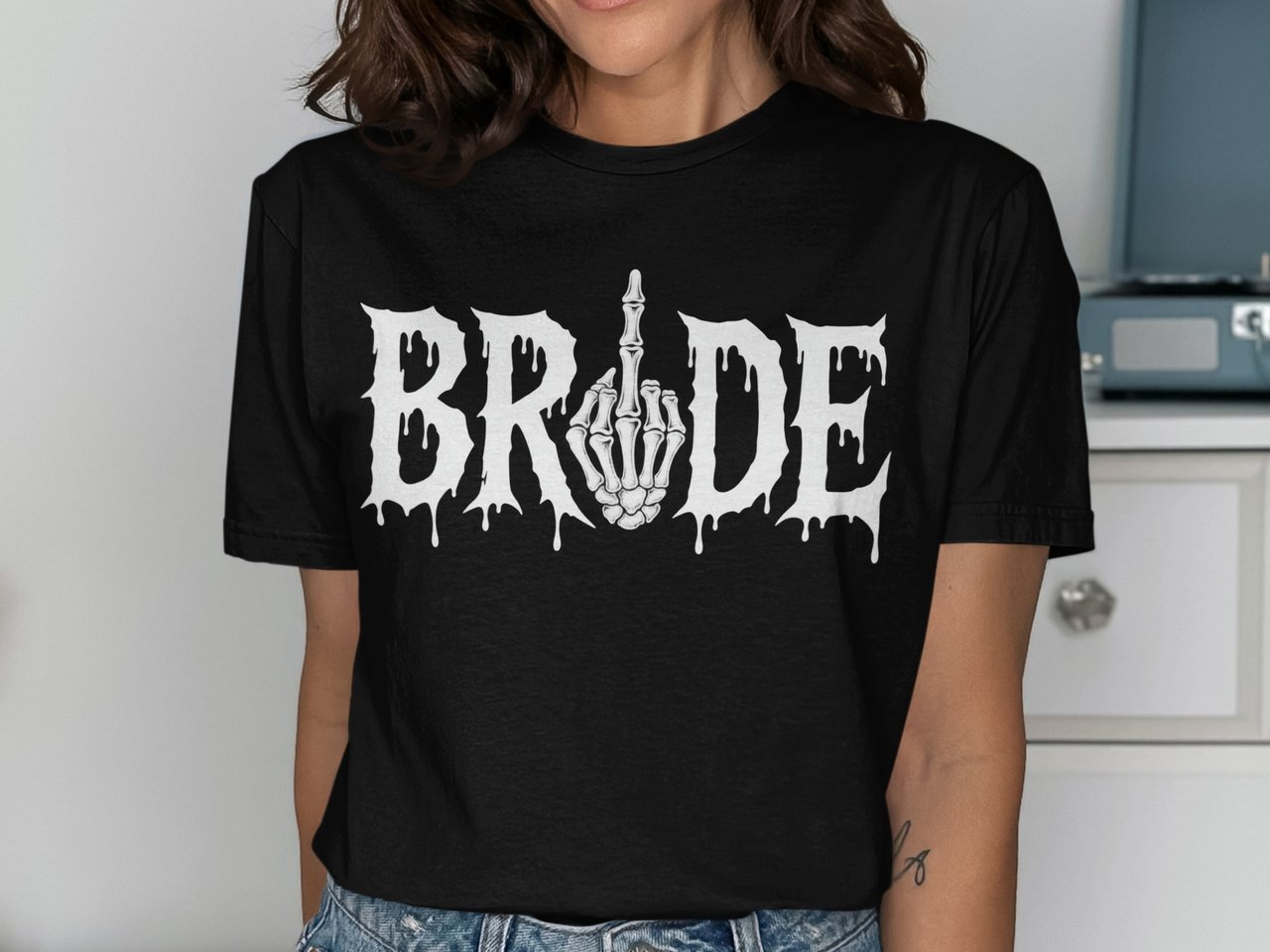 Spooky Bride Skeleton Tee