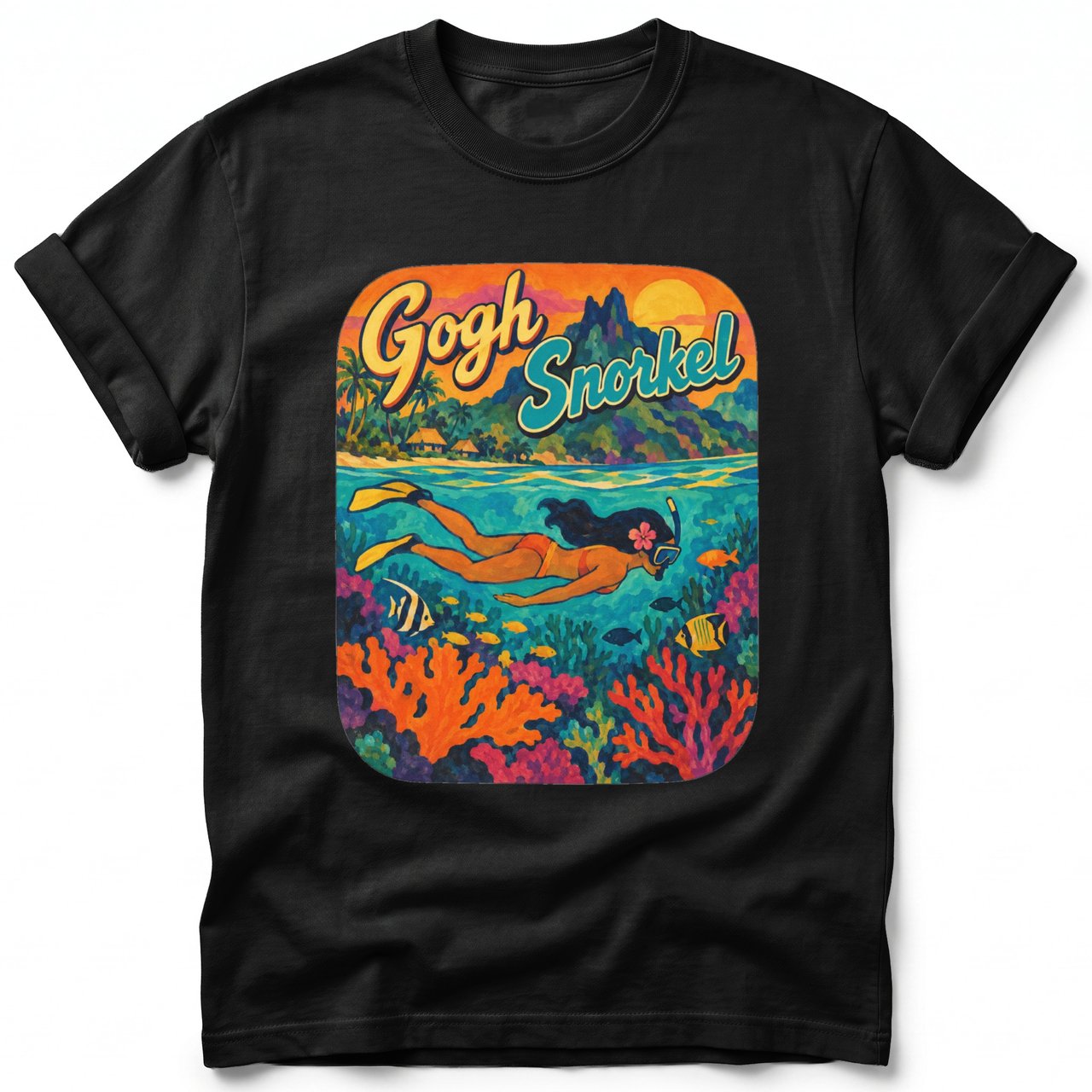 Gogh Snorkel ~ Comfort Colors Premium Tee