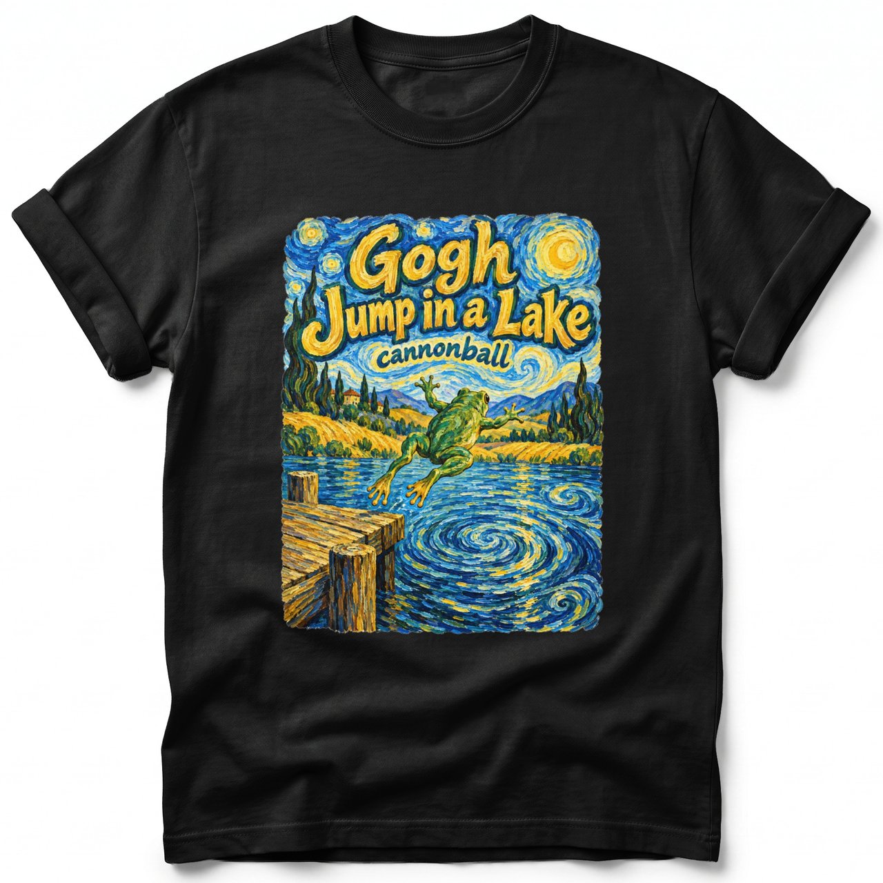 Gogh Jump in a Lake ~ Comfort Colors Premium Tee