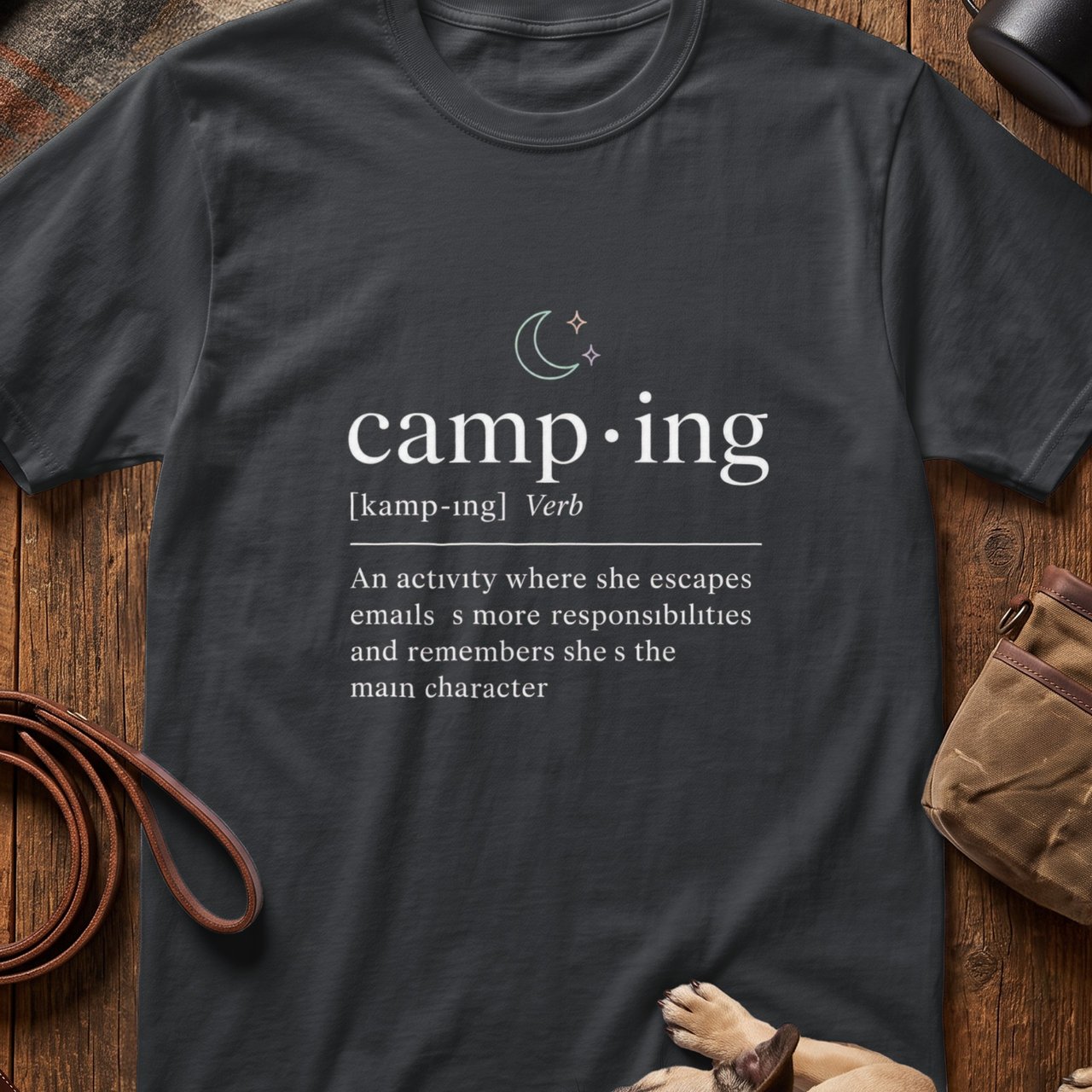 Main Character Camping Tee